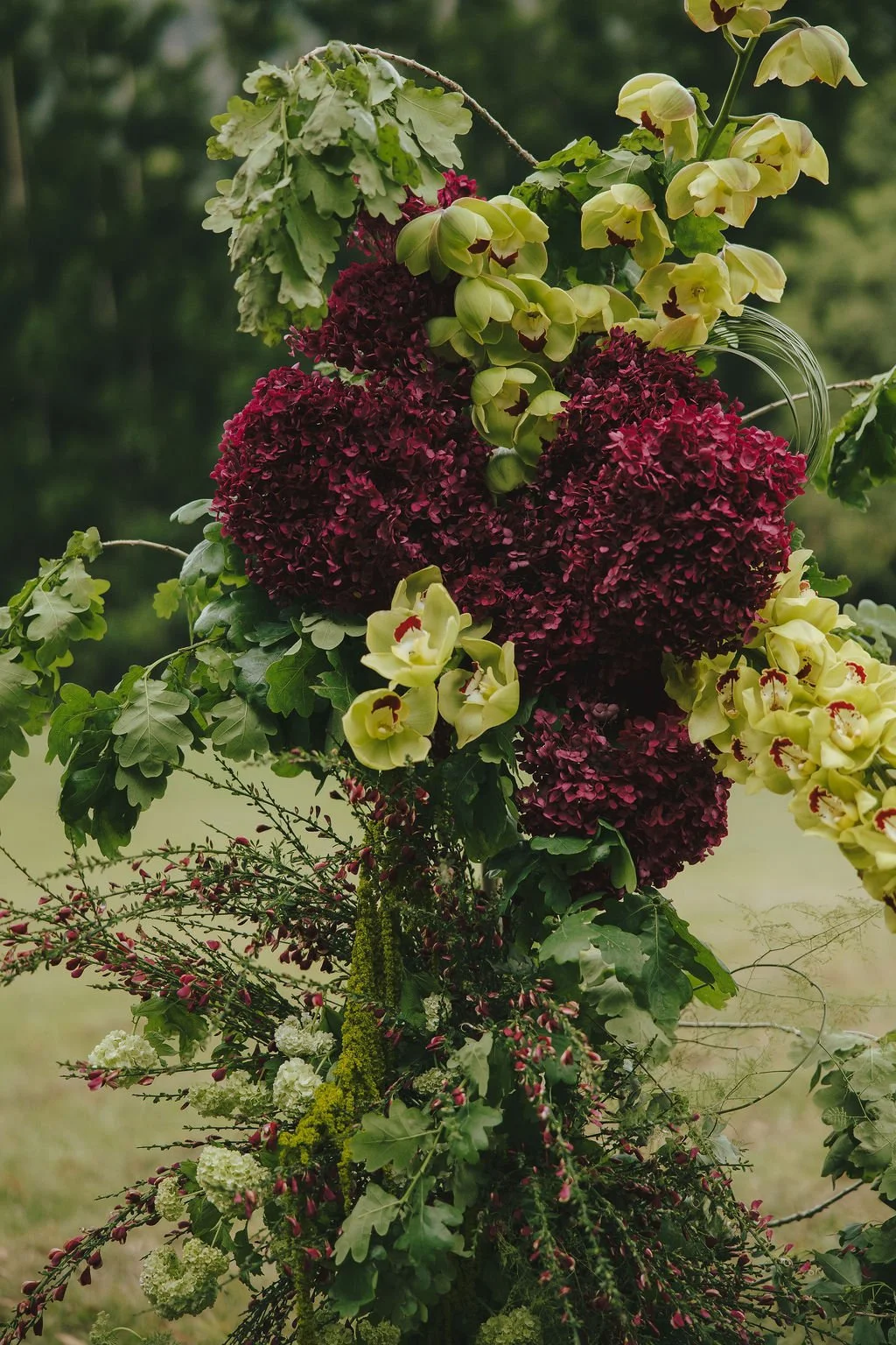Gold Coast Hinterland marquee draping wedding 