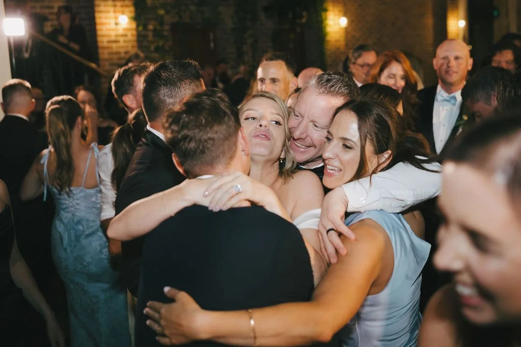 Guests dancing on the dance floor at The Manor