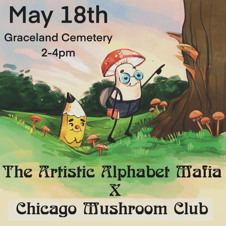 5/18/24 - 2PM - Sketch Walk with Artistic Alphabet Mafia