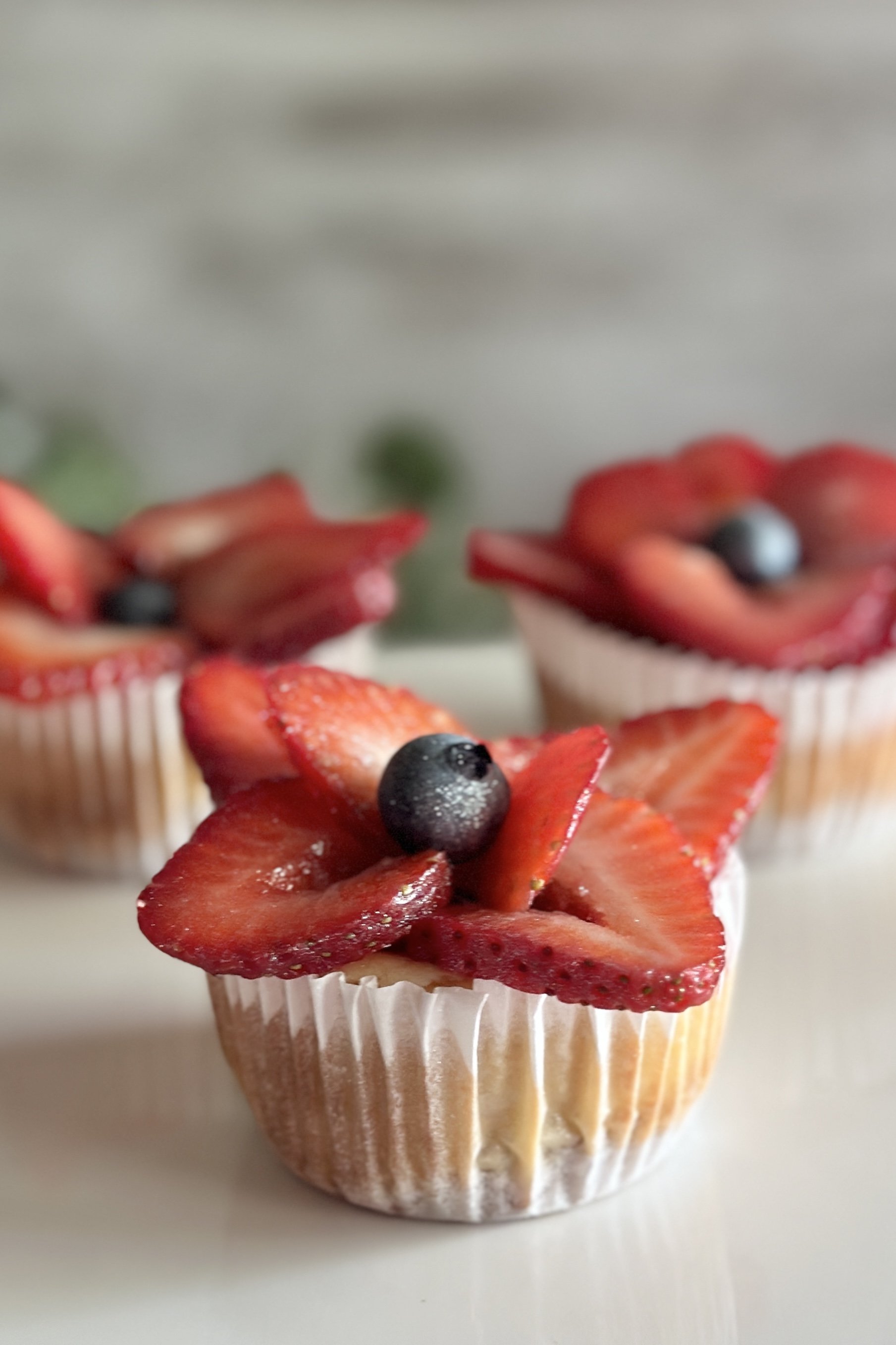 Mini Strawberry Cheesecakes