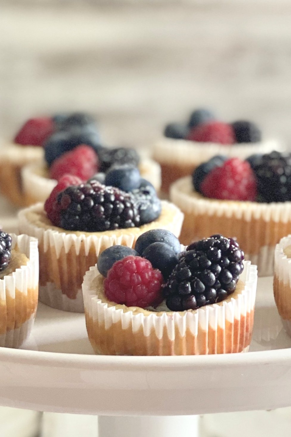 Mini Berry Cheesecakes