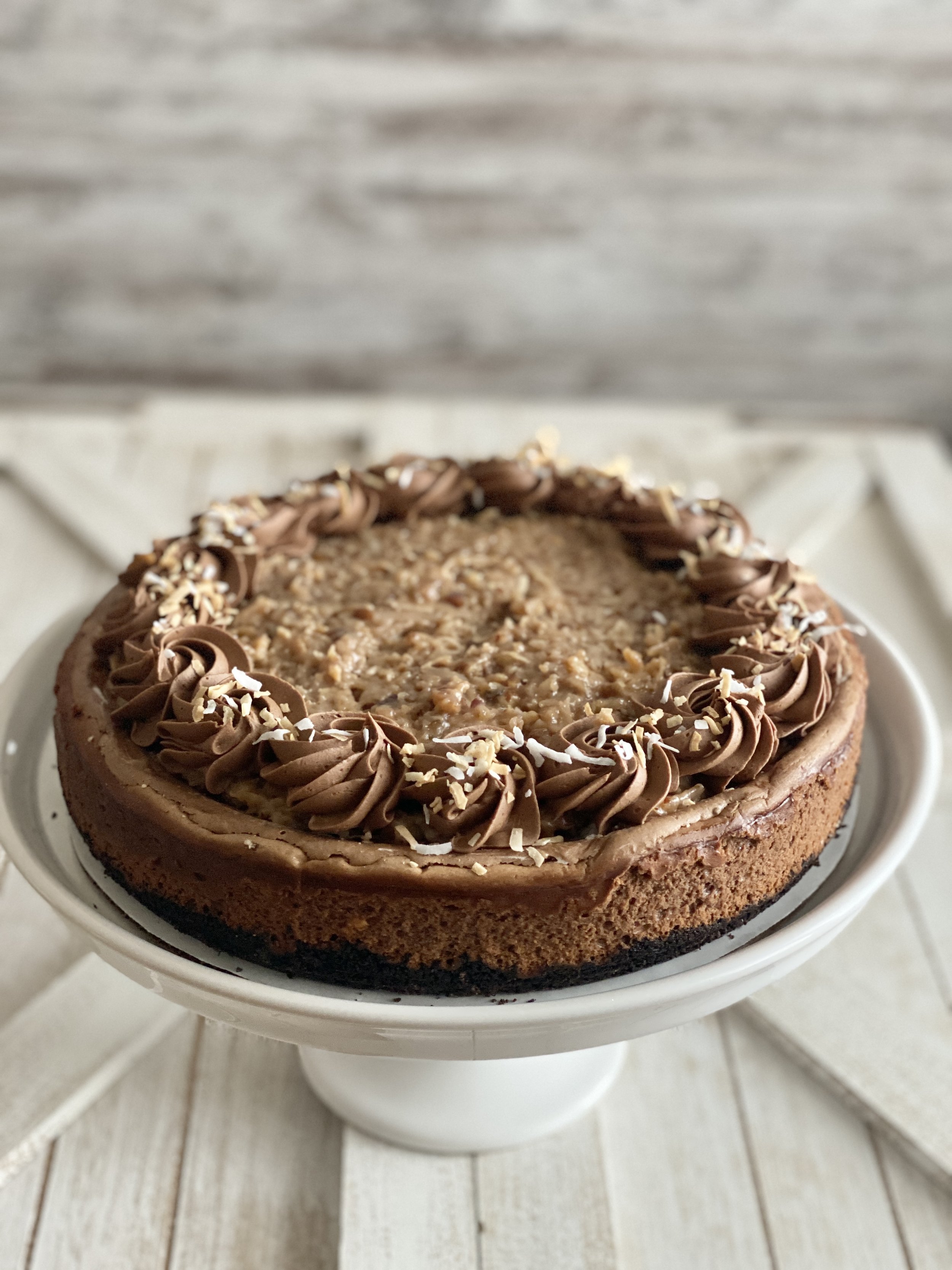 German Chocolate Cheesecake