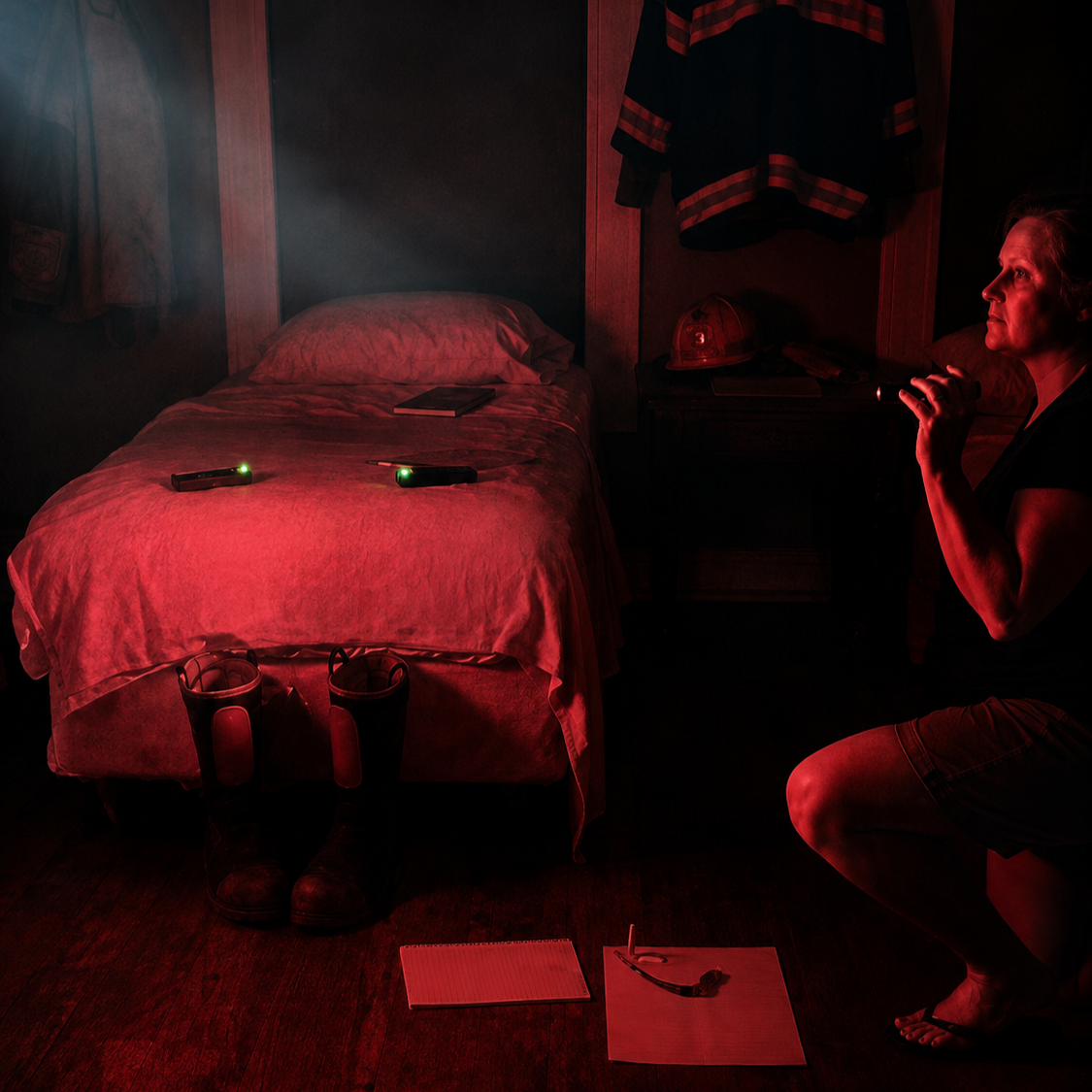 Paranormal investigation inside the Key West Firehouse Museum