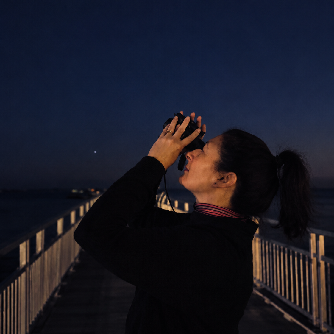 UFO sky watch experience in Key West at night