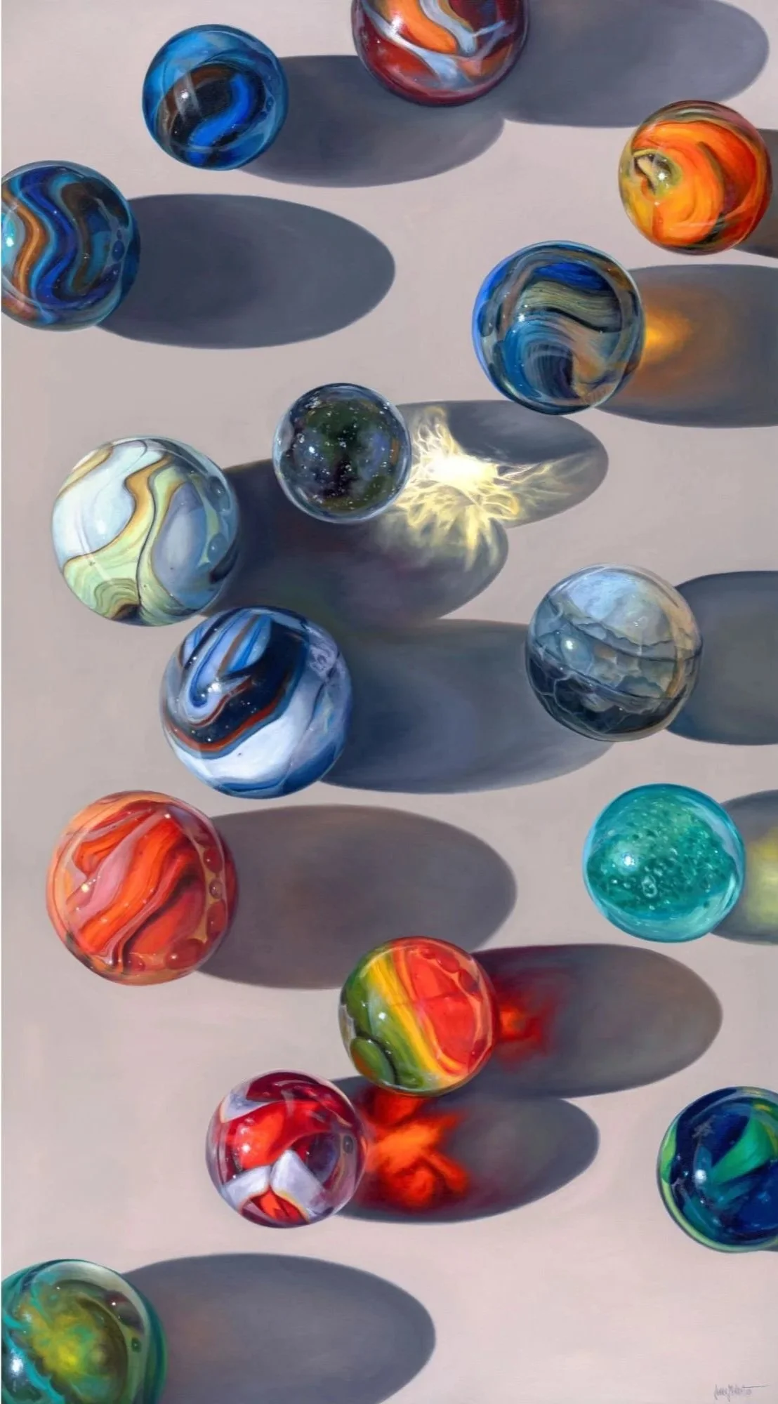 'Sunshine & Shadows' 40x72" Oil on canvas