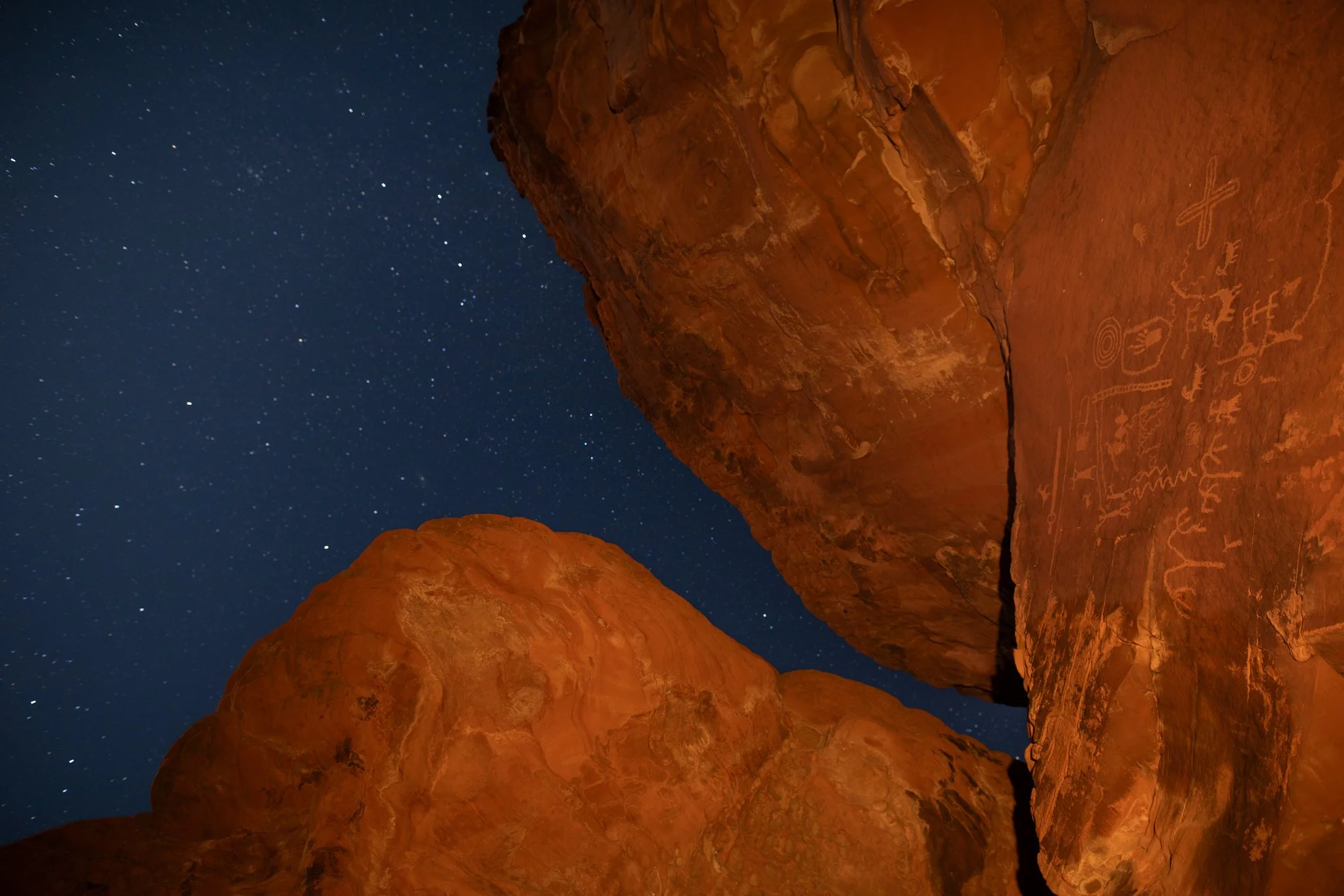 Petroglyphs in Valley of Fire State Park