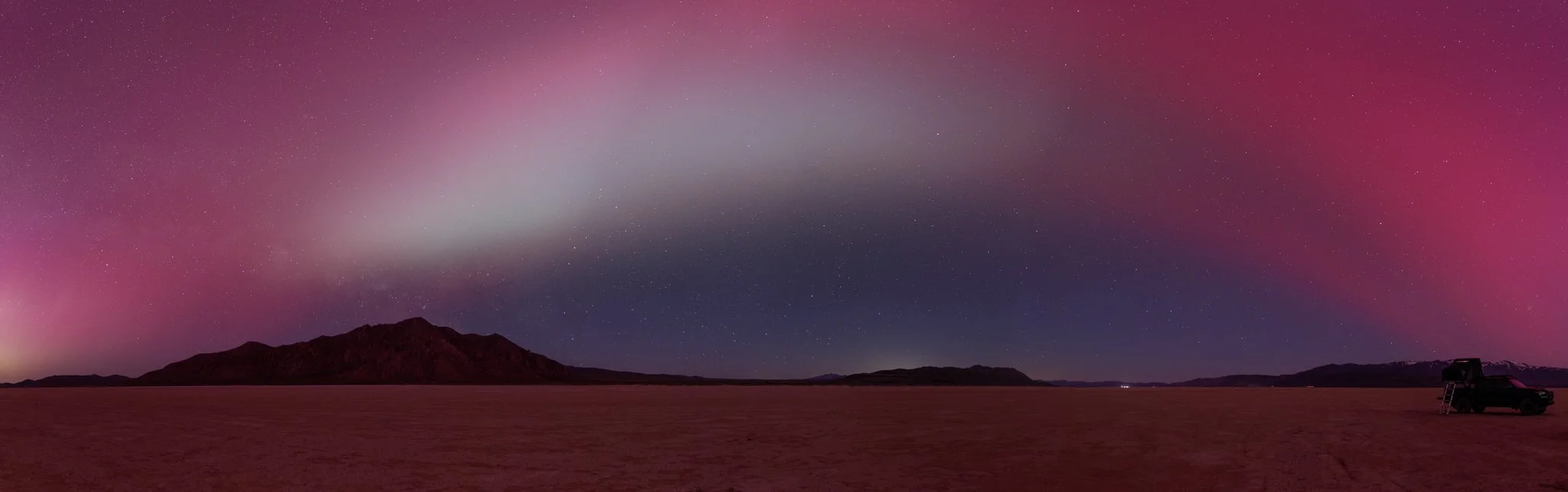 A SAR arc panorama over the Black Rock Desert