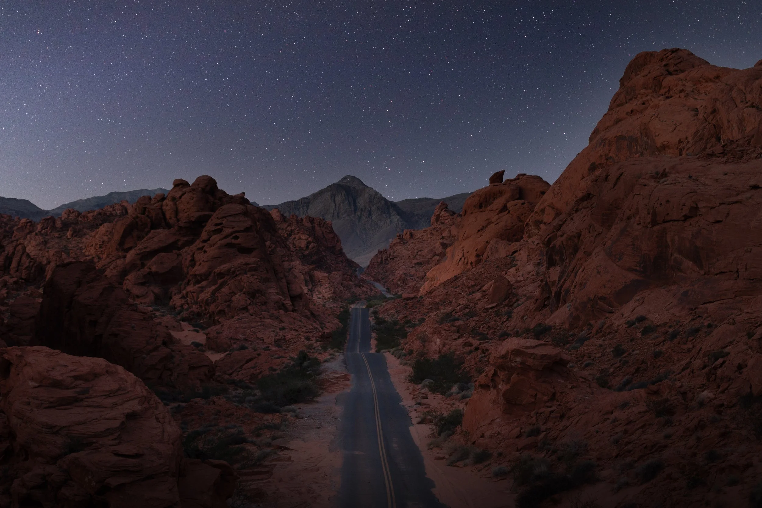White Domes Road in Valley of Fire State Park