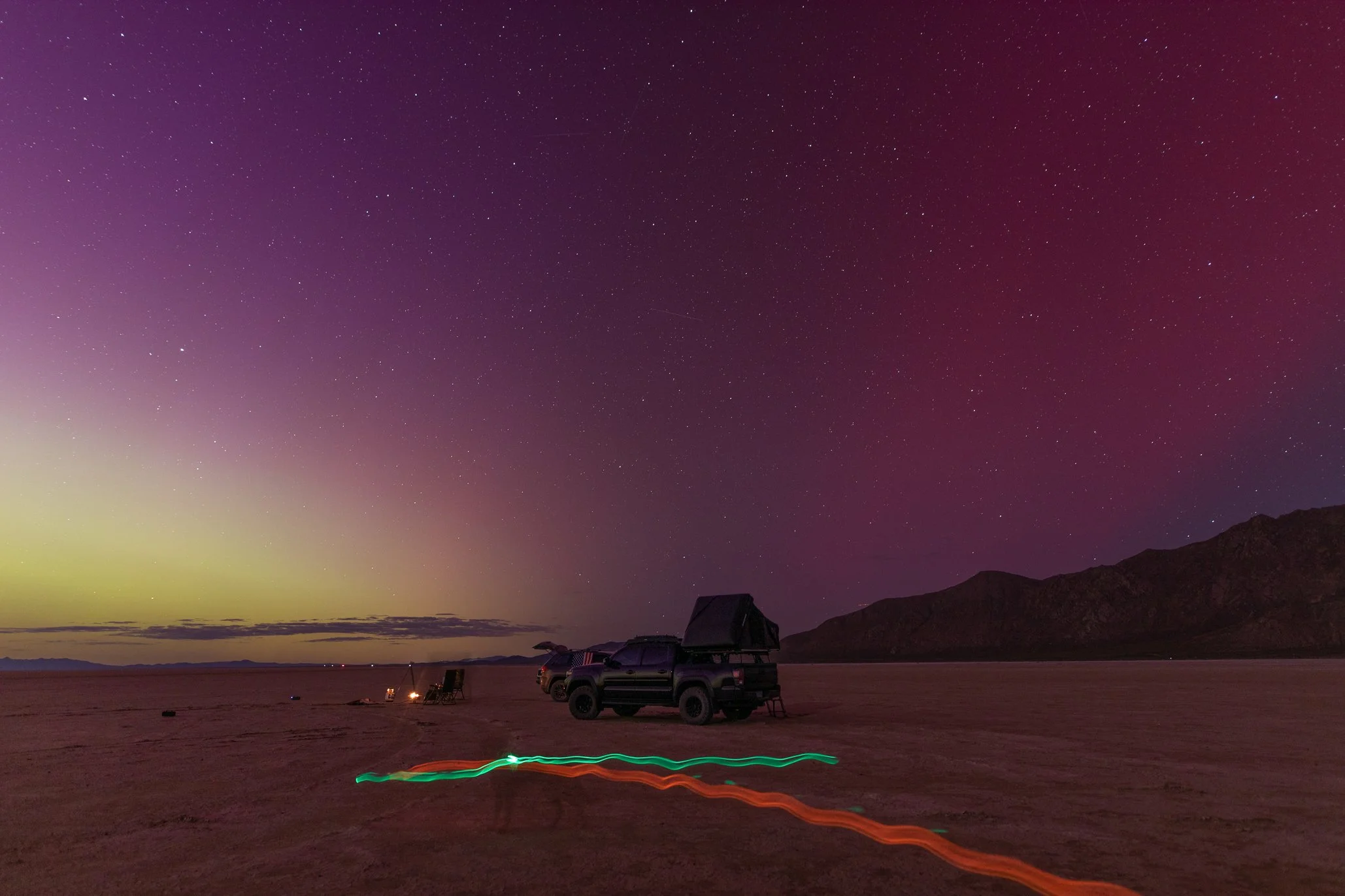 Camping at the Black Rock Desert