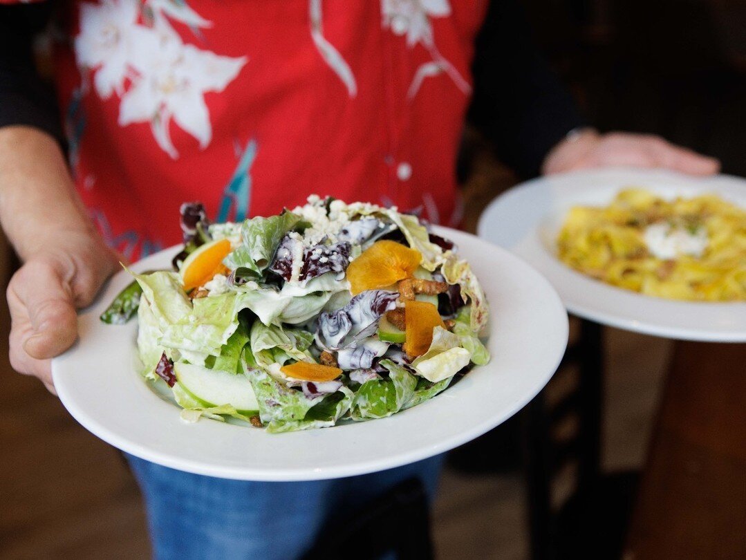 Monday night salad and pasta, a guaranteed win for your taste buds, and you might just leave feeling a little less intimidated by the rest of the week.

#kitchendoor #kitchendoornapa #comfortfood #napaeats #napa #napavalley #napacounty #donapa #ourna