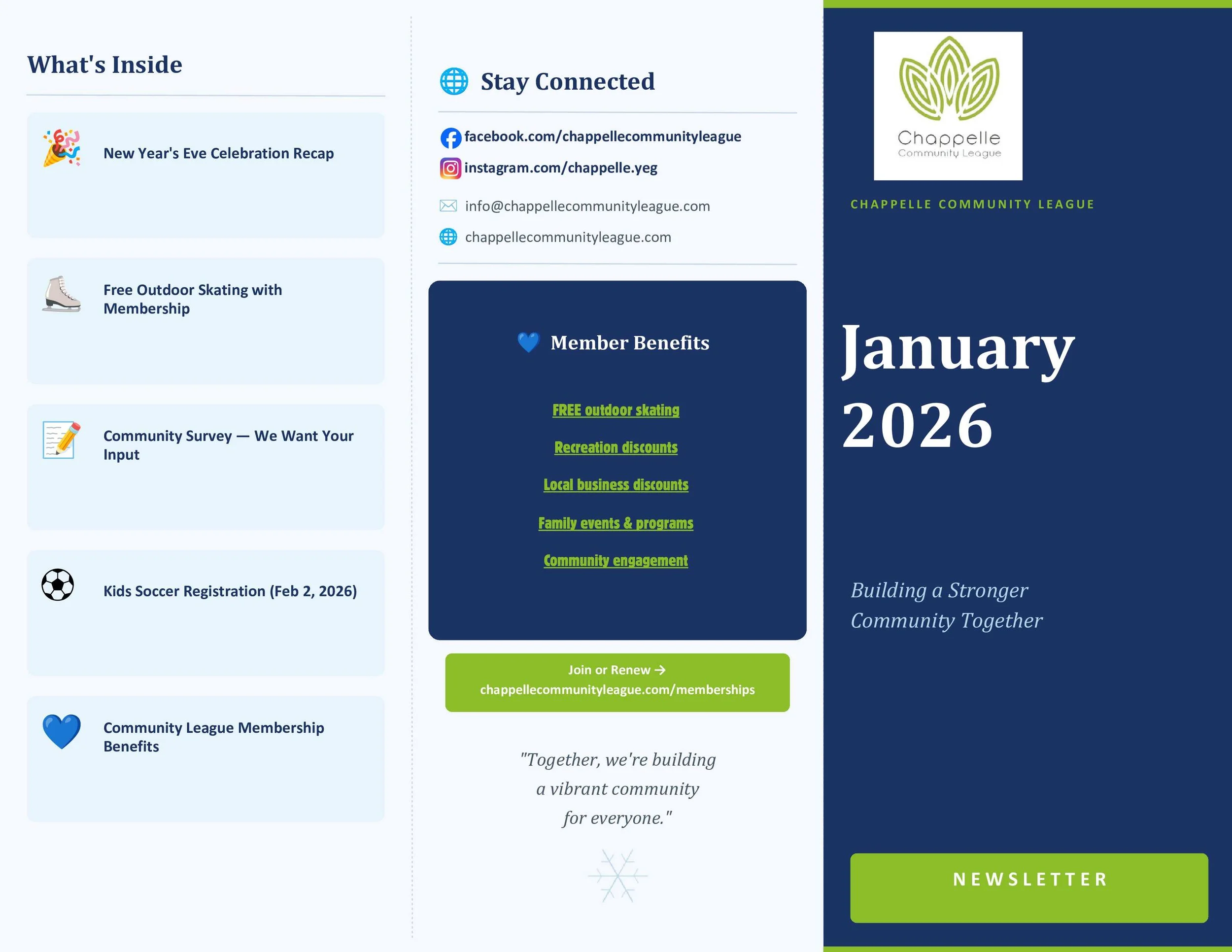 January 2026 Newsletter