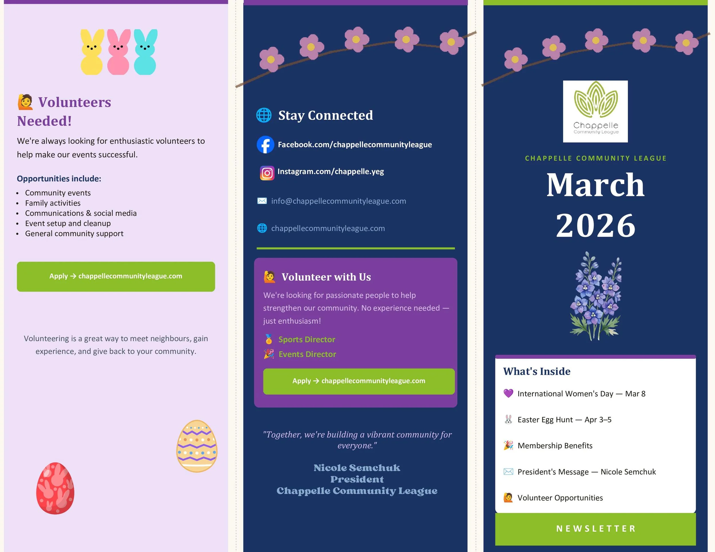 March 2026 Newsletter