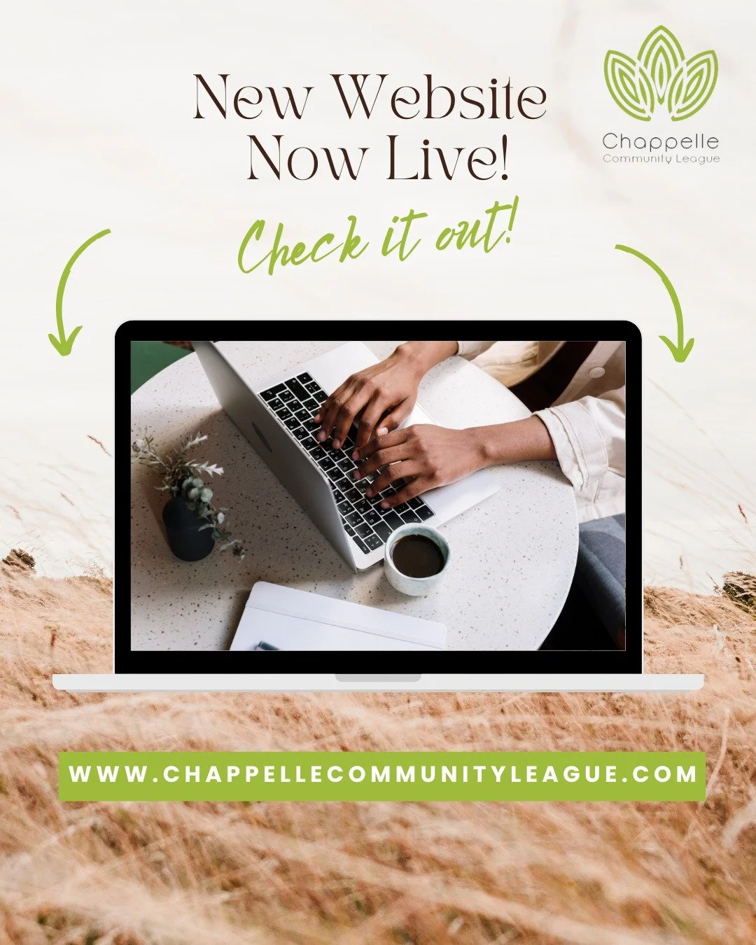 🎉 Our New Website Is LIVE! 🌐

We&rsquo;re excited to welcome you to the new Chappelle Community League website! 💙 Explore our upcoming events, programs, memberships, community updates, volunteer opportunities, and ways to get involved.

🏡 One com