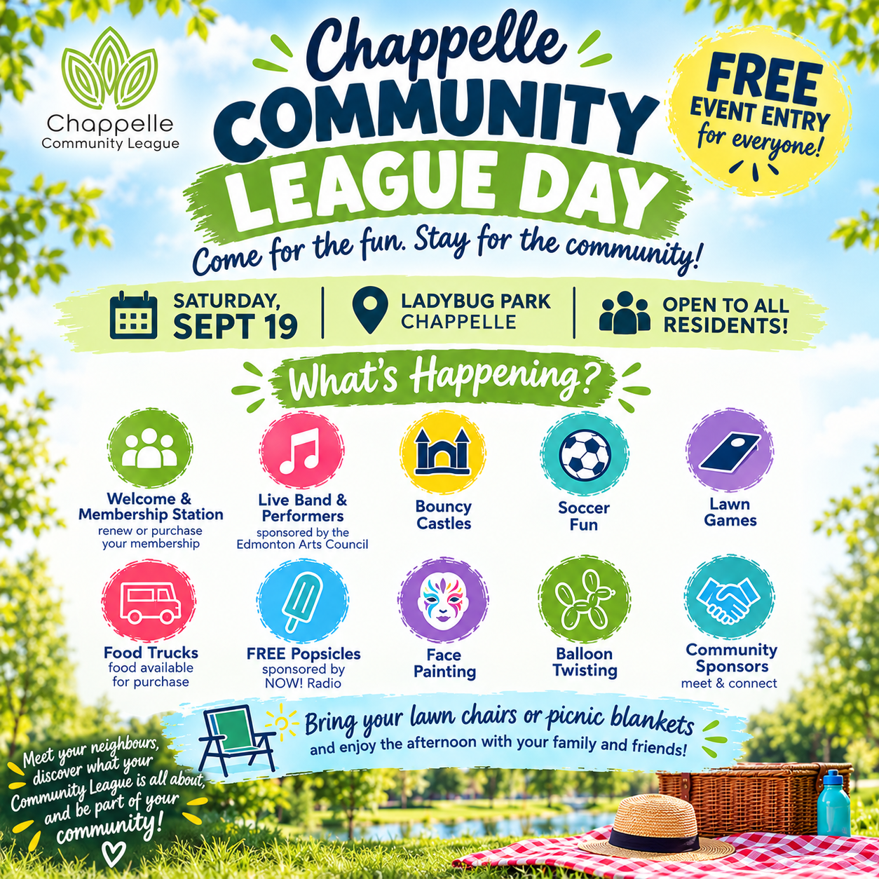 CHAPPELLE COMMUNITY LEAGUE DAY