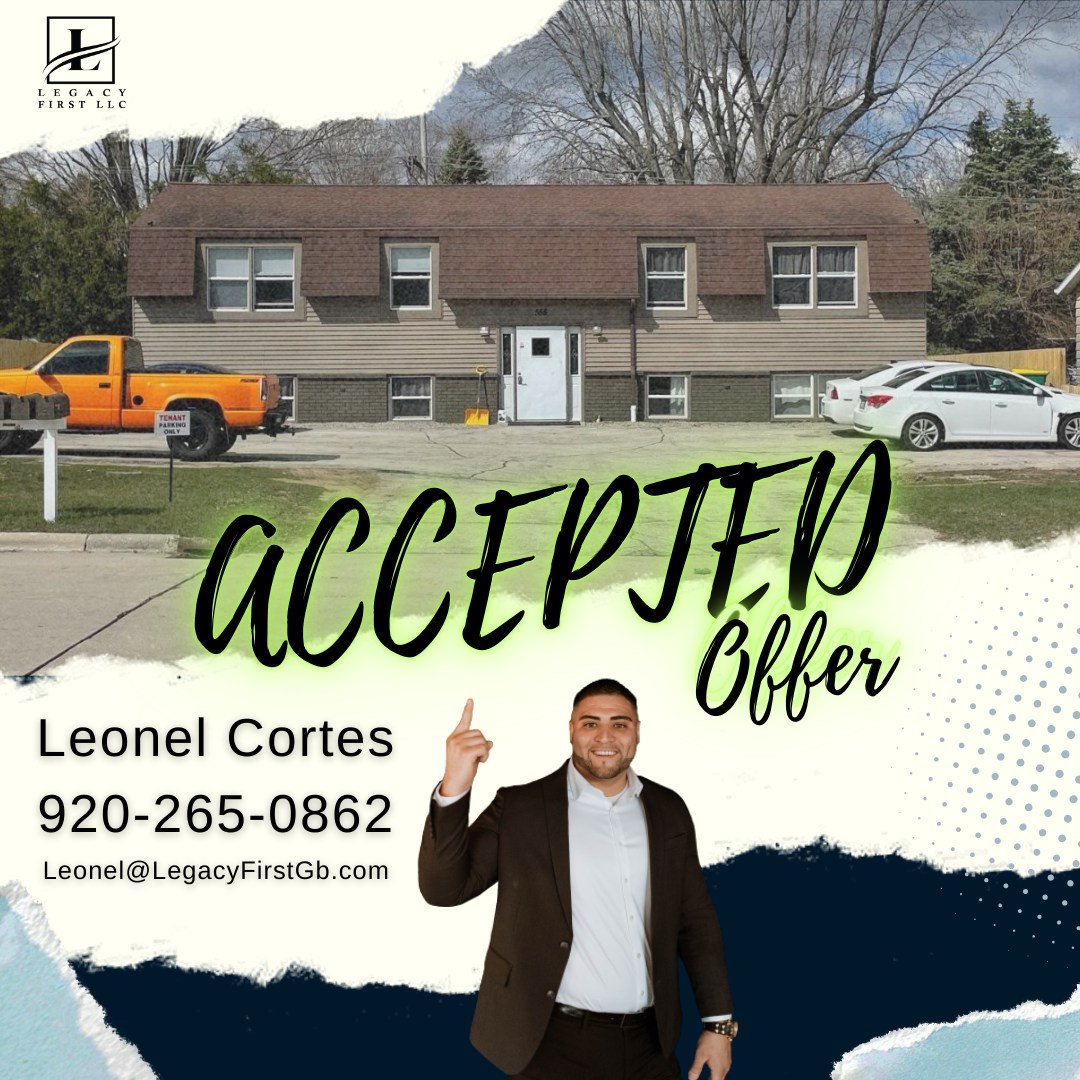 🎉 Accepted Offer! 🎉

Thrilled to share that we've secured an accepted offer on a well maintained 4-plex in Green Bay! A big thank you to all involved. I look foreword to fast and smooth closing. 🏡

🔑 Highlights:

-Prime location
-Excellent invest