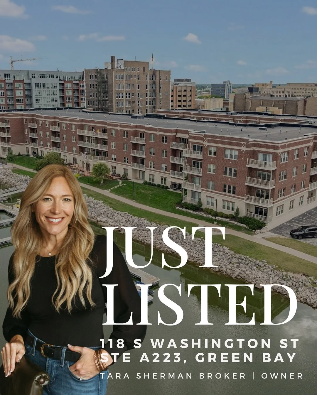 ✨ 3-bed downtown condo with river views, under $400k ✨

OPEN HOUSES: Friday 9/12 from 4:00-6:00 &amp; Saturday 9/13 from 9:00-11:00am

Wake up to the Fox River and step right onto the trail. Unit A223 at 118 S Washington puts you in the heart of Gree