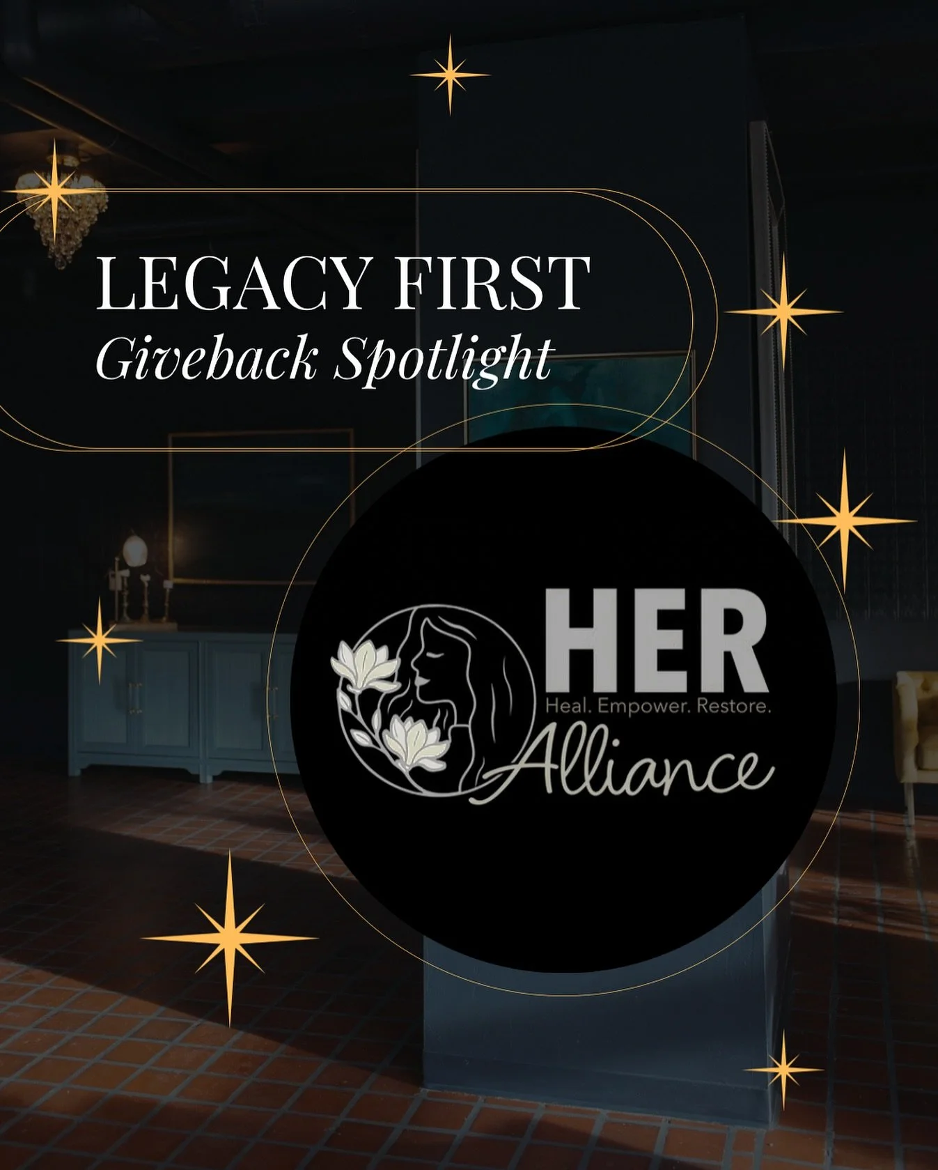 ✨ Legacy First Giveback Spotlight ✨

Today we&rsquo;re highlighting HER Alliance, a local nonprofit dedicated to healing and empowering survivors of commercial sexual exploitation and sex trafficking right here in Northeast Wisconsin.

HER Alliance f