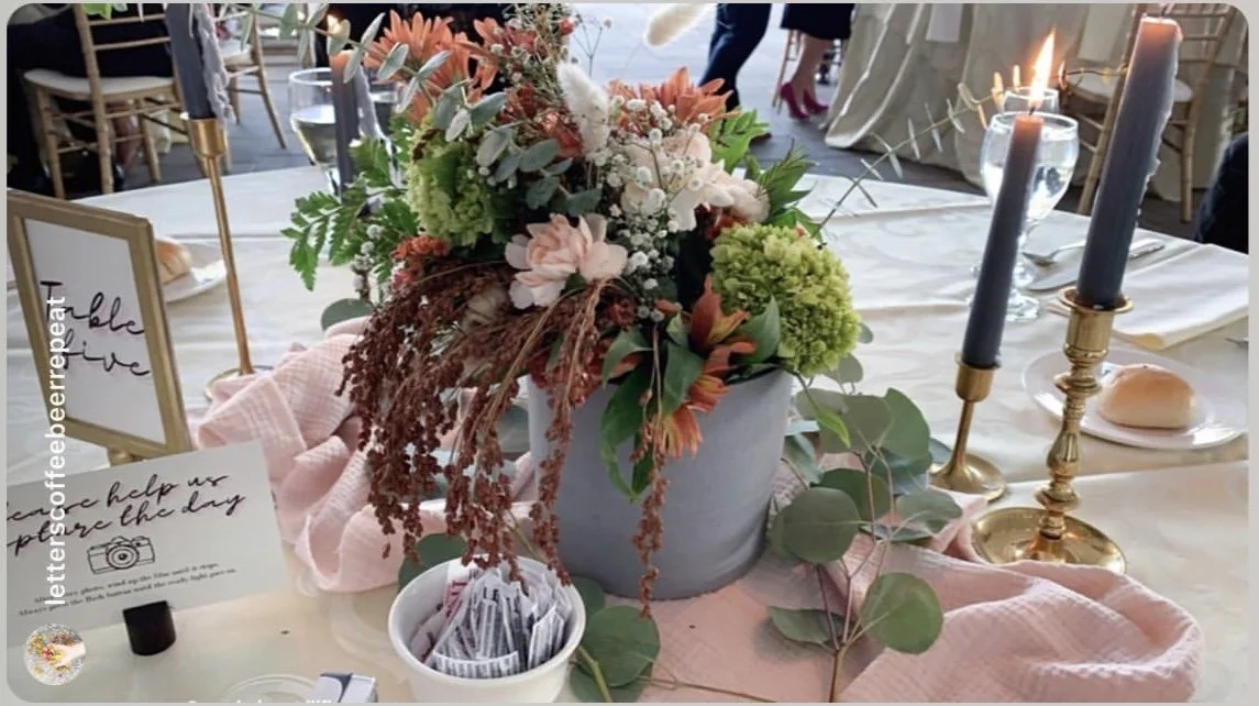 Vintage Botanical Tent Wedding