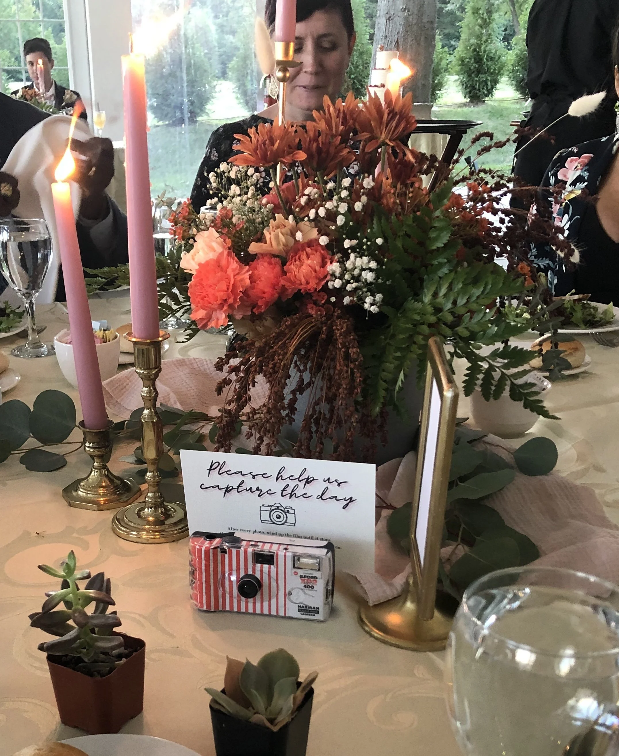 Vintage Botanical Tent Wedding