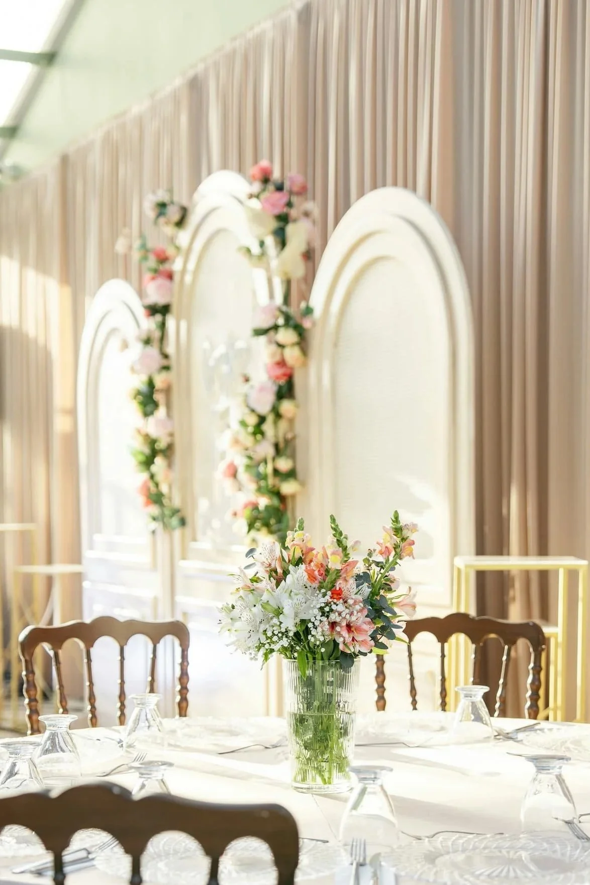 pipe and drape for wedding
