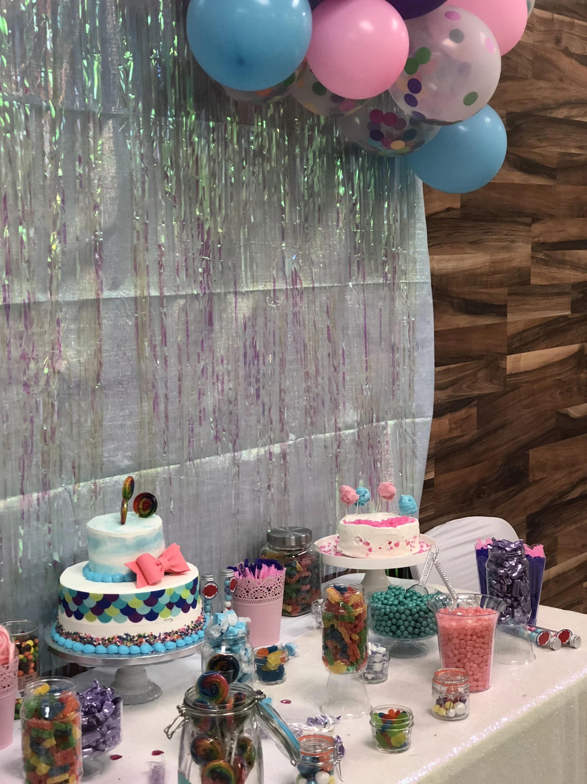 Iridescent Candyland 8th Grade Graduation Party-Treat Table