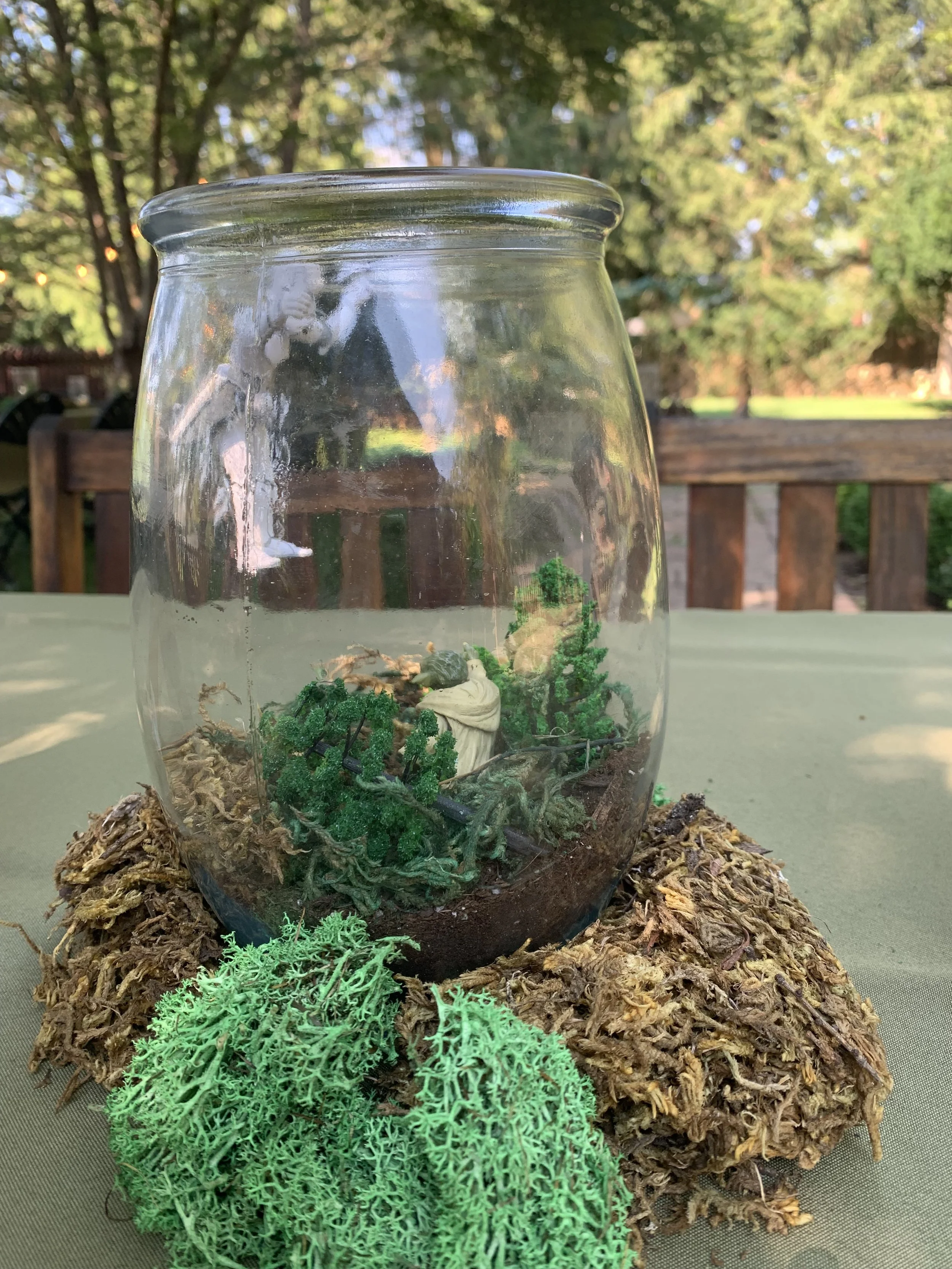 Baby Shower On Endor (Star Wars)- Storm Trooper Yoda Terrarium Centerpiece