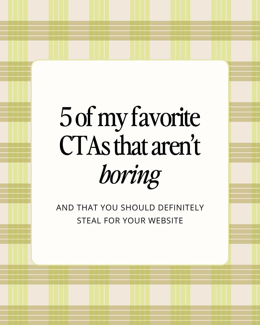Make your website ✨personable✨ Long gone are dull sites with no personality or voice. Now, I&rsquo;m no copywriter but these small phrases can turn your site from boring to bookable. 💻😘

#WebsiteDesign #CTATips #UXDesign #WebDesignInspiration #Digi