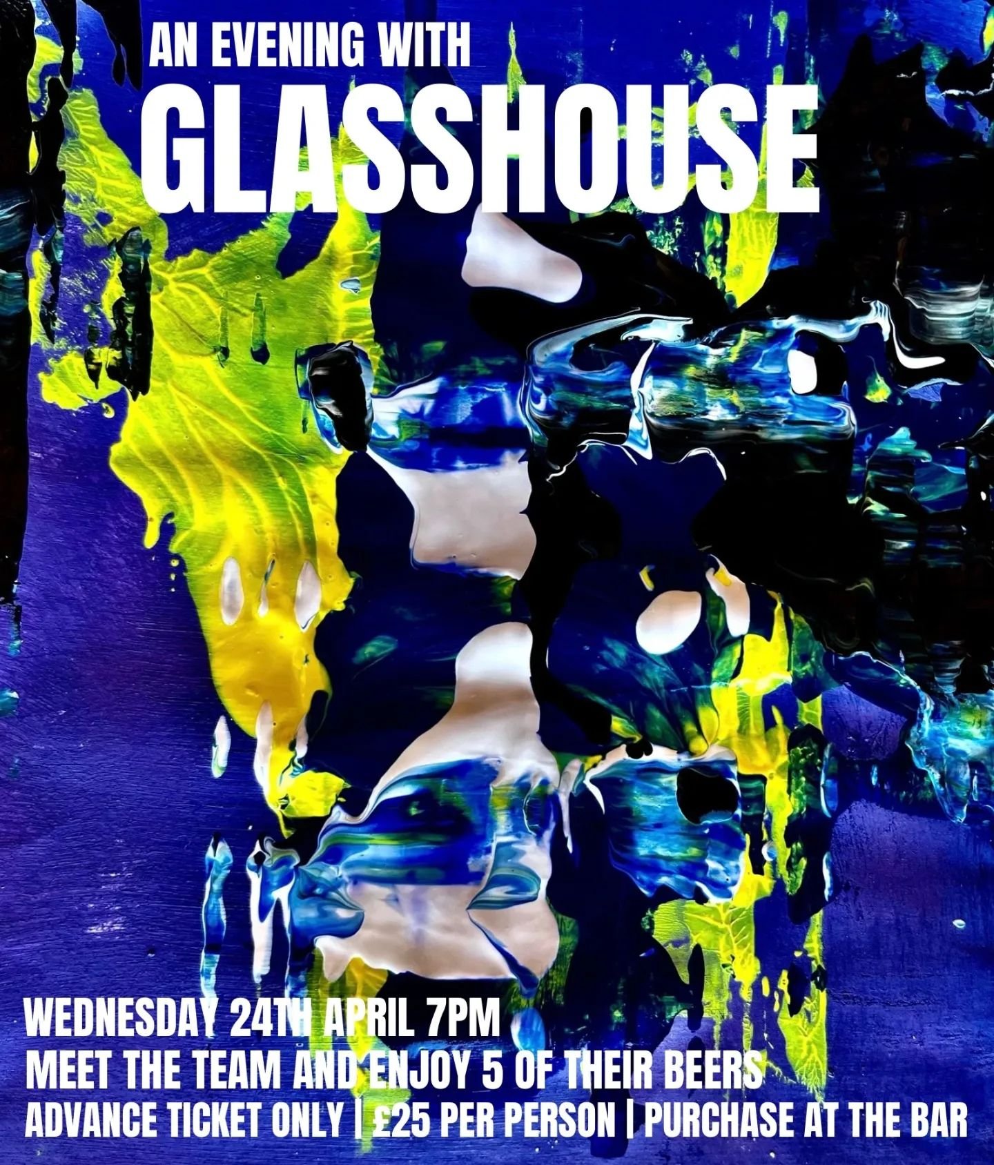 📢 AN EVENING WITH GLASSHOUSE 📢 

Birmingham-based GlassHouse have featured with increasing regularity on our taps since last year, and have become a firm favourite during that time.

We're so pleased that Josh and Mitch are making the trip down to 