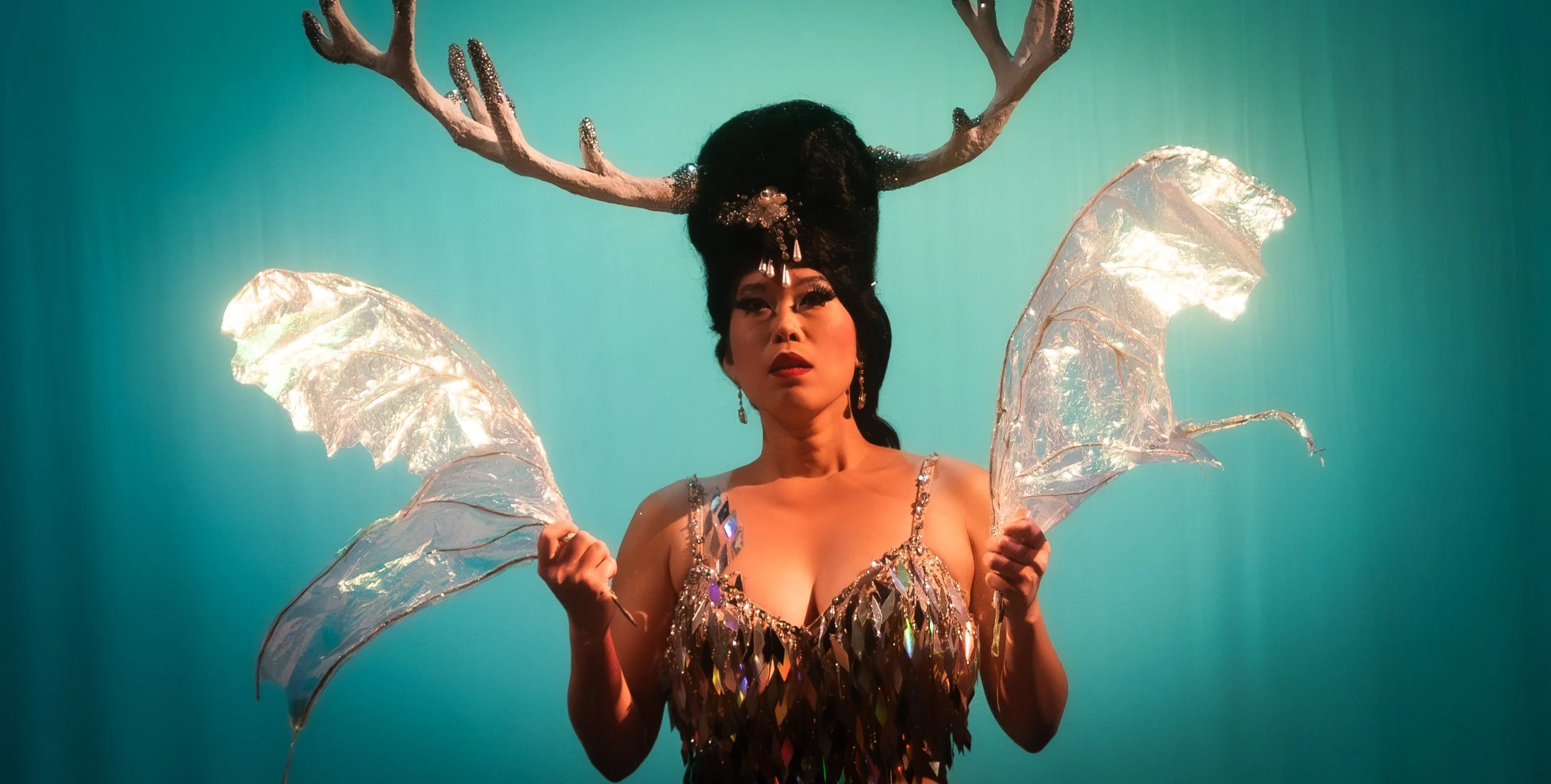 The Shanghai Pearl performing at Ass-tronauts & Robo-tits as Hazel from Saga.