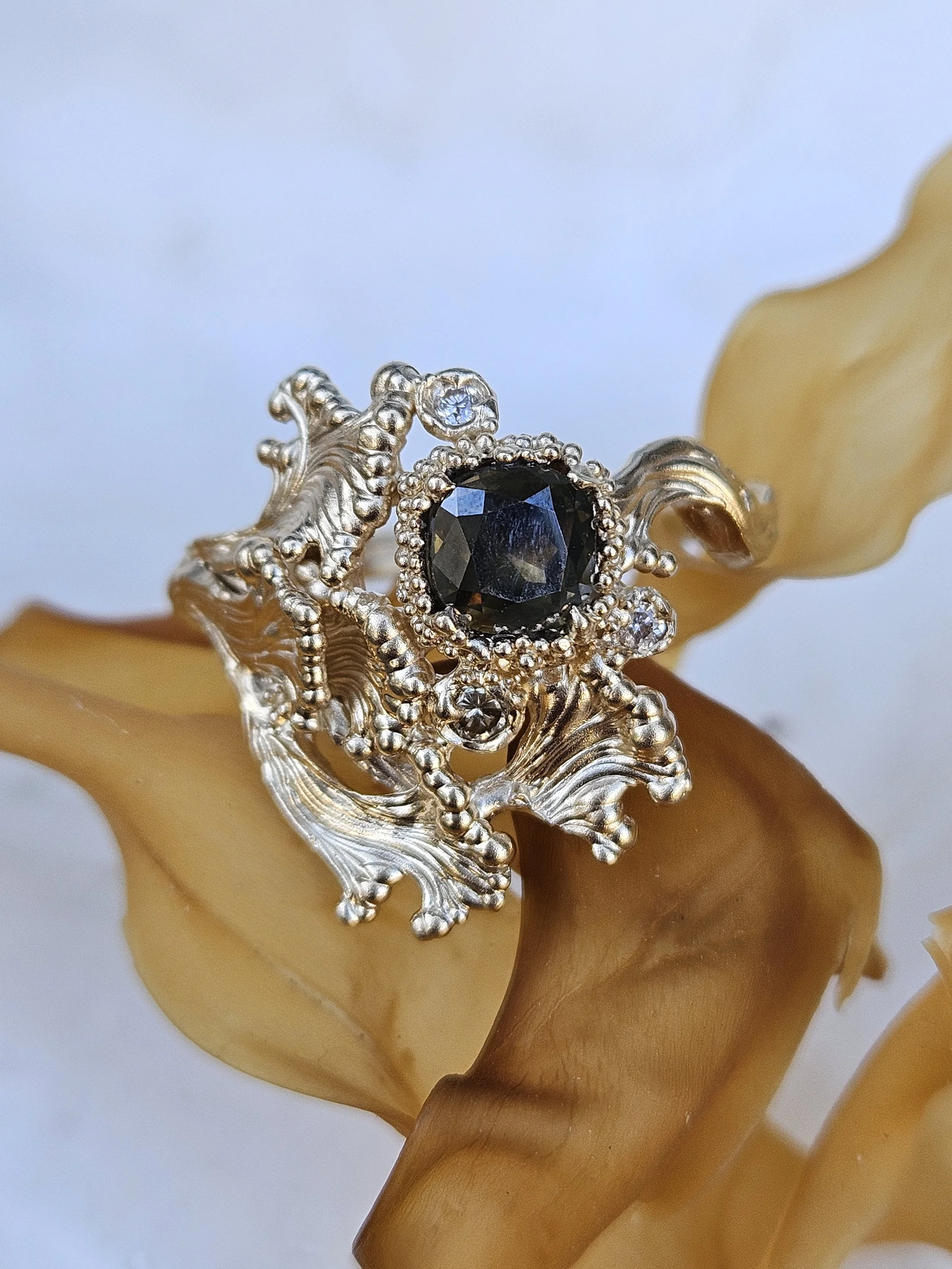 Crashing Waves Diamond Ring