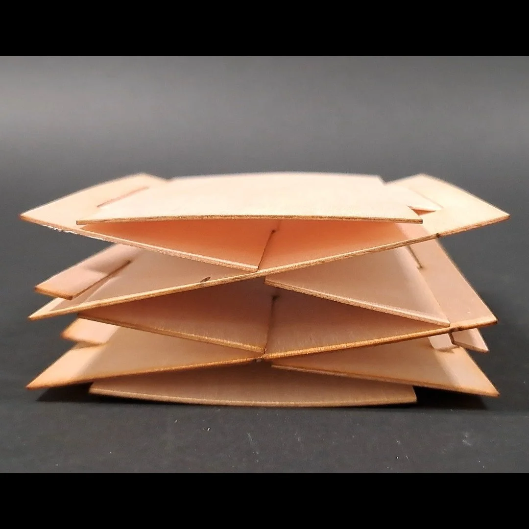 Another plywood spring prototype.