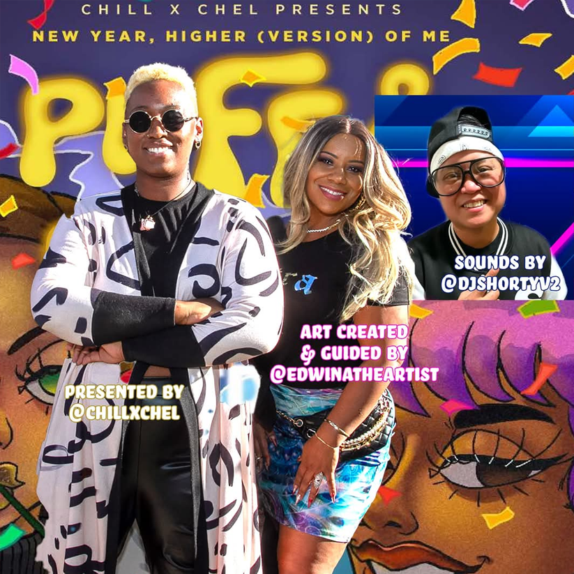 ChillxChel Puff and Paint Edwina Alarcon