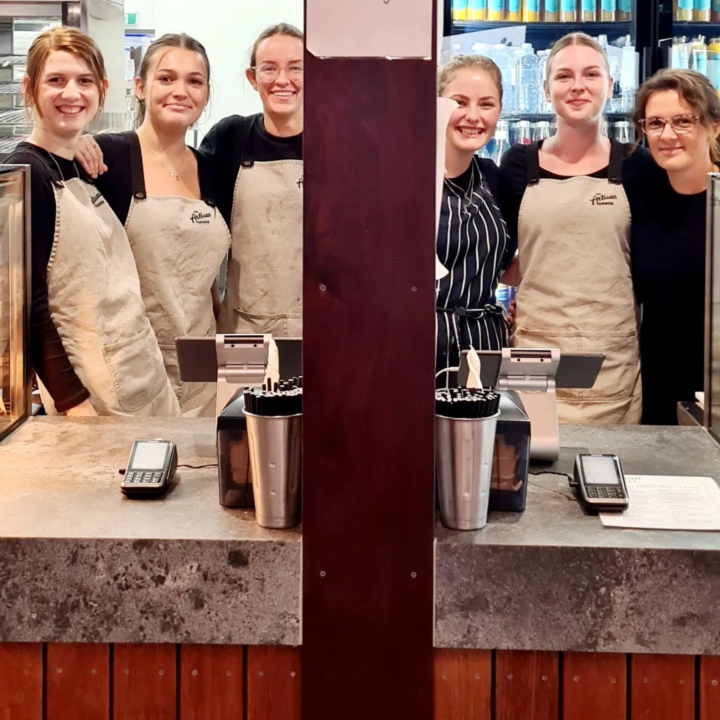They're still smiling,  even after a busy day - we're so fortunate to have such wonderful staff!

#frontofhouse #welcomecommittee #cafestaff #waitress #cafe #theartisanfarmernabiac #nabiac #barringtoncoast #midnorthcoastnsw
