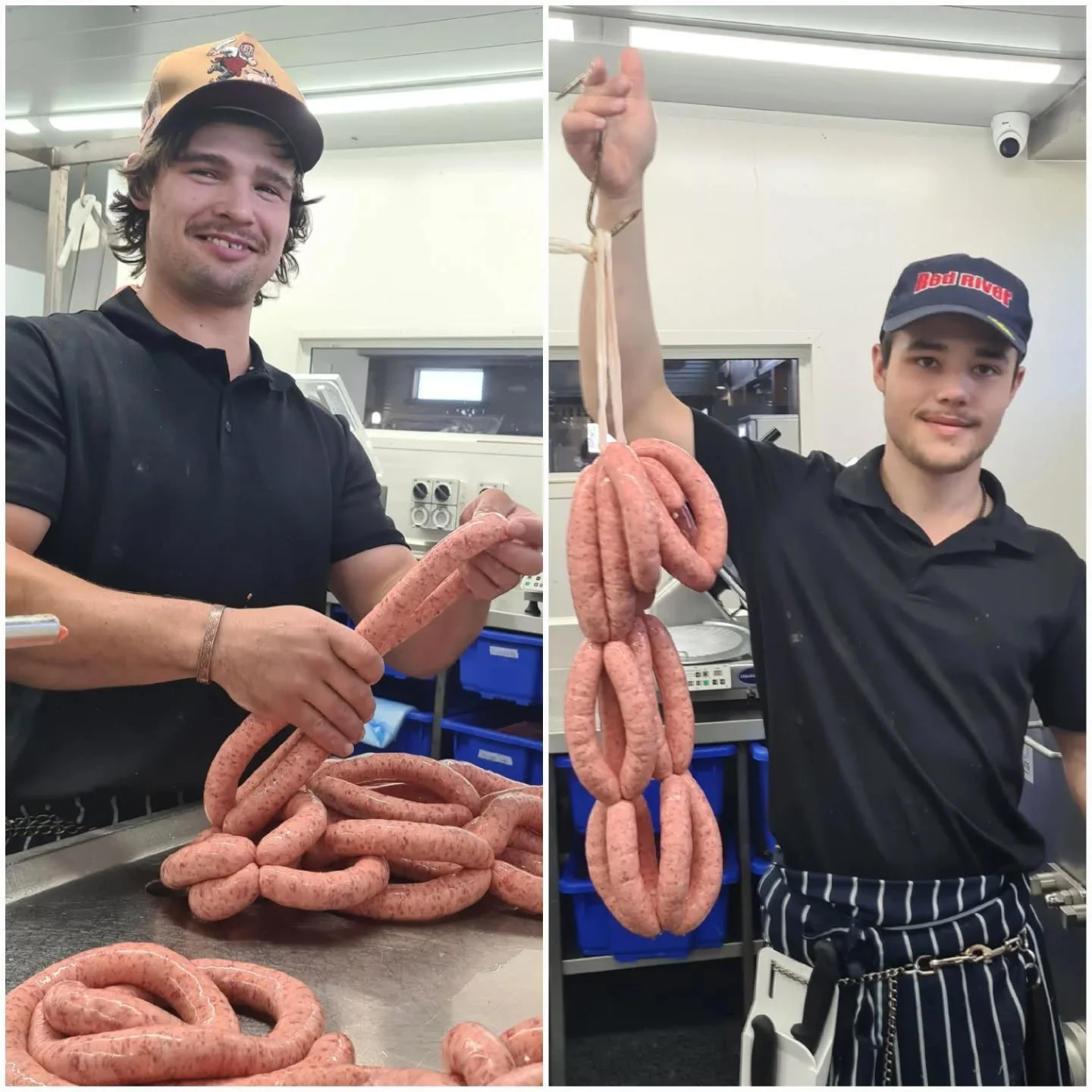 Our butchery-deli is enjoying two recent additions to its team. Welcome Josh (left) - great to have you on board - and to Beau (right), who has made the move across from the kitchen to embrace an apprenticeship as a butcher! First new set of skills?