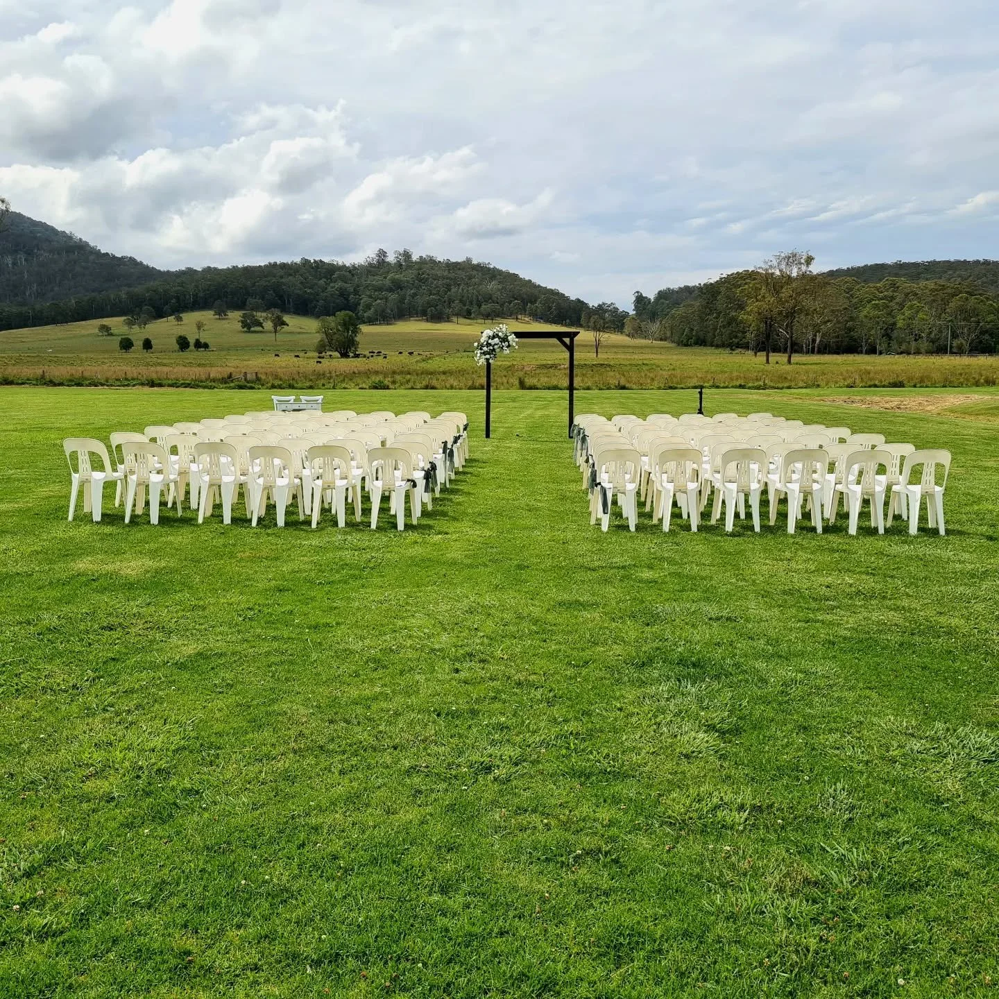 A moment of calm before a time-honoured ritual. This was Saturday afternoon in our Overflow paddock... happy Monday all!

#theartisanfarmernabiac #nabiac #countrywedding #barringtoncoast #midnorthcoastnsw
#weddingvenue #forstertuncurry #taree