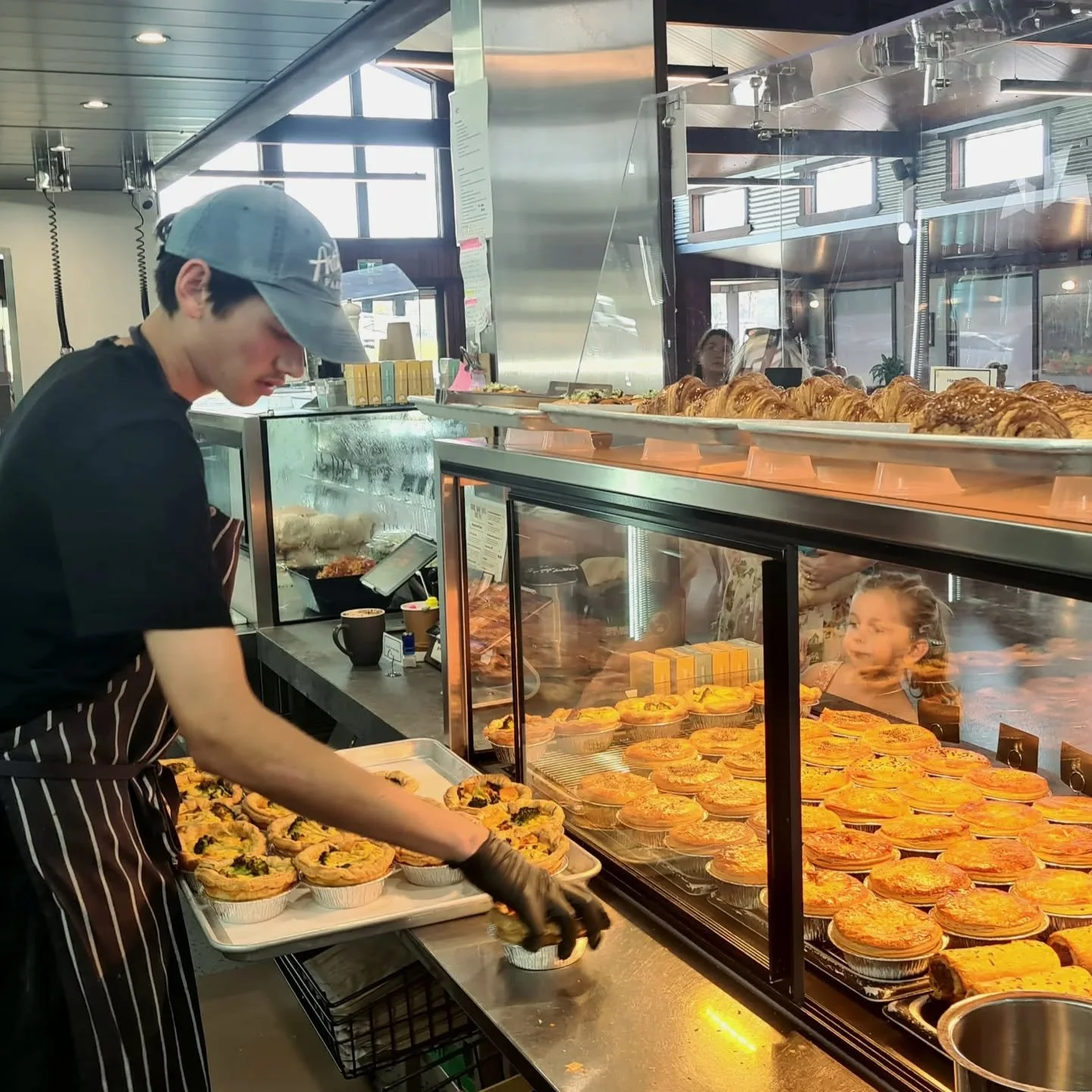 Setting up for the day. The pies are in high demand! 

#wagyupie #chickenpie #lambpie #bakery #pies #bestpie #theartisanfarmernabiac #nabiac #barringtoncoast #cafe #forstertuncurry #taree #midnorthcoastnsw