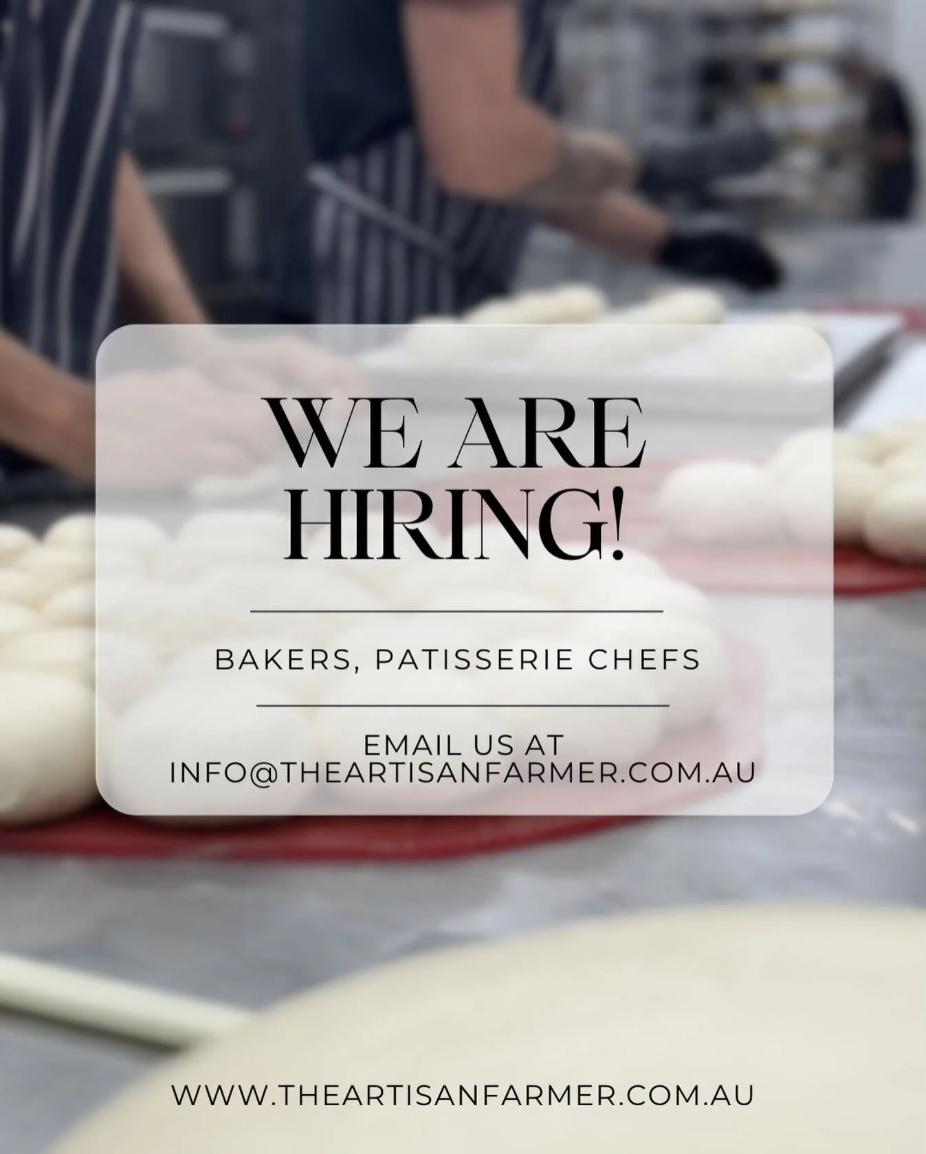 Our busy bakery is in need of more hands! We&rsquo;re looking for bakers and patisserie chefs to join our friendly team in a scenic, rural, accessible location on the beautiful mid north coast of NSW. We use quality ingredients in a state of the art 