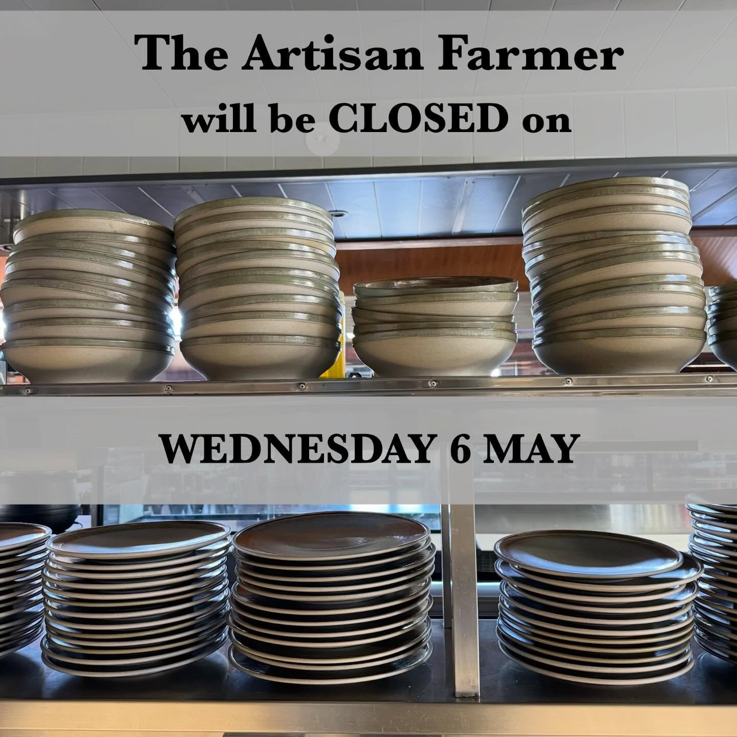 Hello all, please note we will be CLOSED this coming Wednesday 6 May 2026 (as well as our usual Tuesdays) for an all-encompassing stocktake. Apologies for any inconvenience!  #theartisanfarmernabiac #nabiac #barringtoncoast #midnorthcoastnsw
