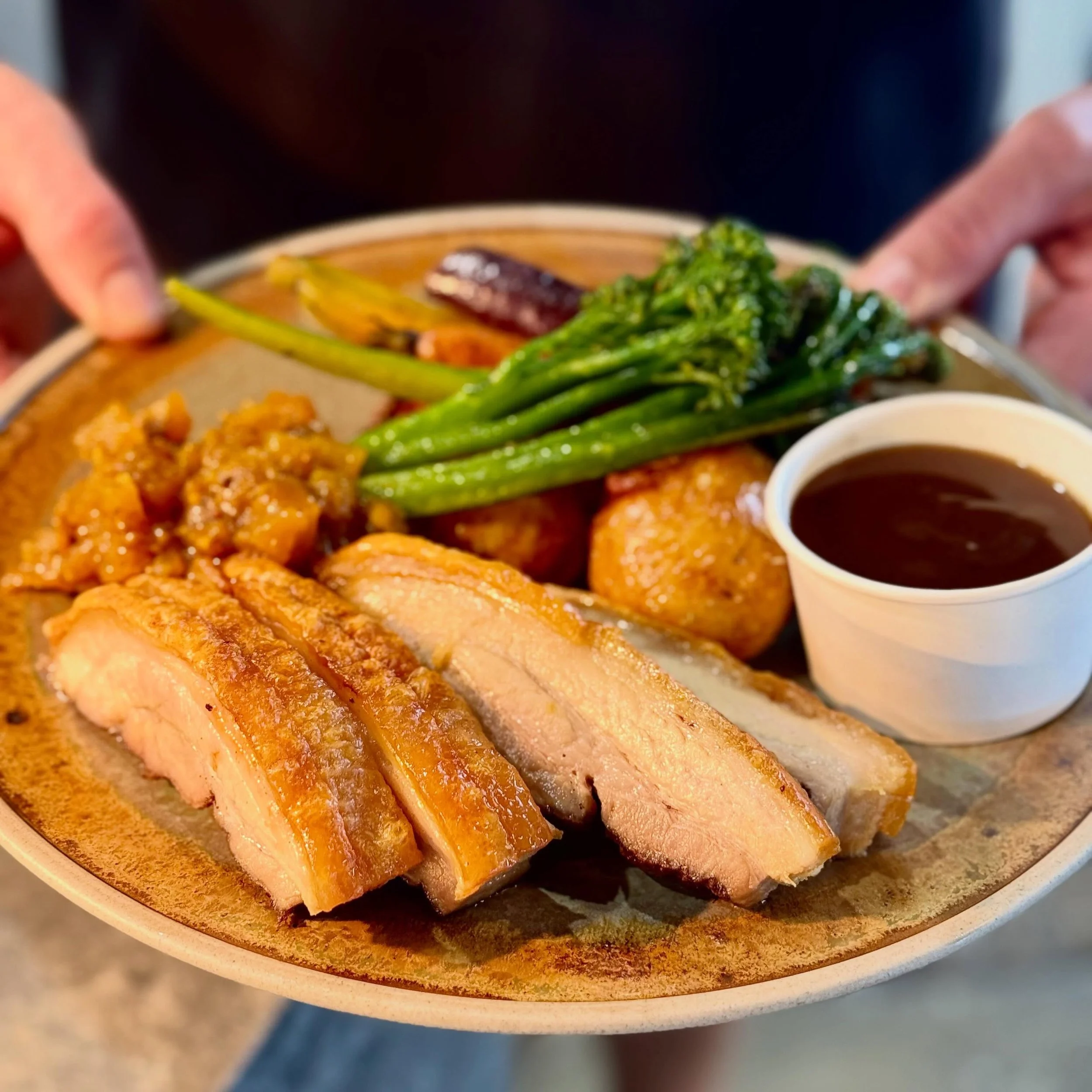 A tradition that many still hold dear&hellip; who&rsquo;s up for a Sunday roast?! We have free-range pork (complete with light, snappy cinnamon-infused crackling!) and Wagyu to choose from, served with delicious veggies and our signature gravy. Avail