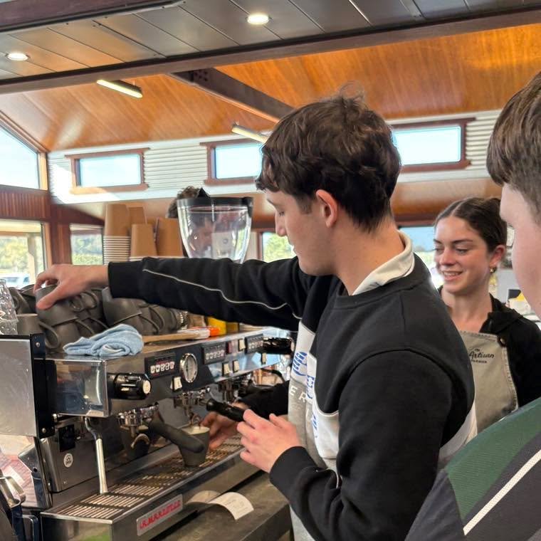Every day brings something or someone new in this business&hellip; In this case, a class of hospitality students from Chatham High School received a behind the scenes experience of The Artisan Farmer and its workings, inside and out. 

From one gener