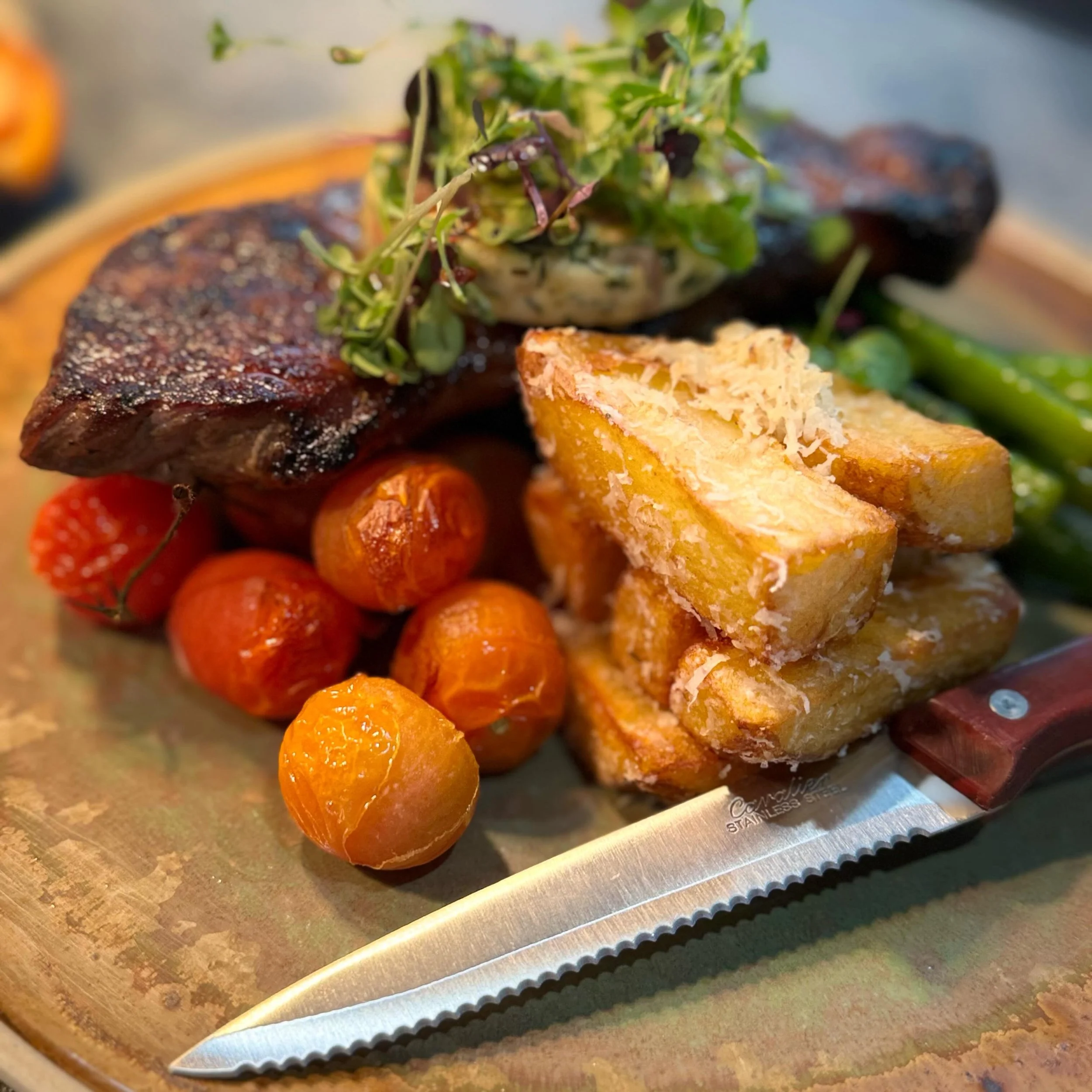 From the neighbouring farm to your fork, check out our well-known Wagyu Steak of the Day in all of its deliciousness! 

It&rsquo;s just one of the reasons we featured in the Australian Good Food Guide&rsquo;s article this month  exploring some of the