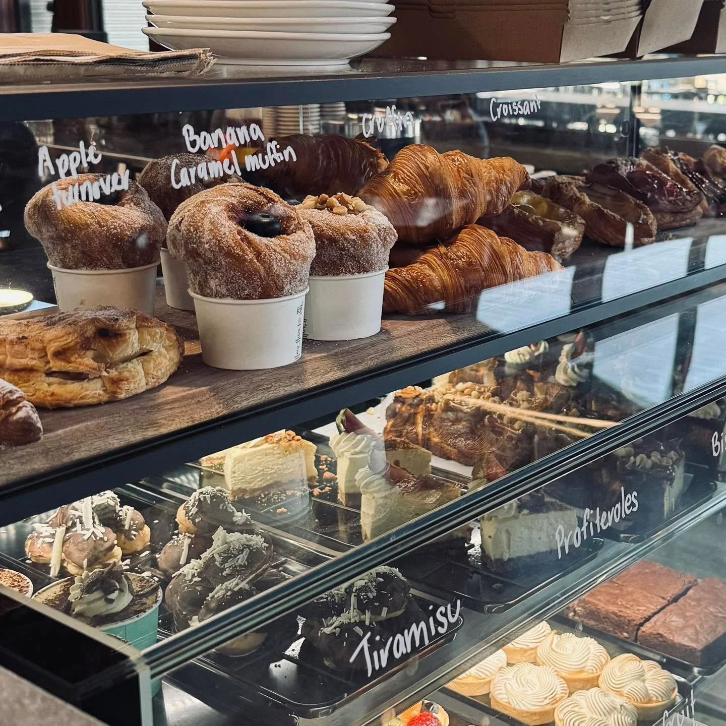 Yep, we&rsquo;re streamlining a few processes. Now you can choose your beverages at the drinks &amp; baristas counter and decide to grab yourself a sweet treat from our new display at the same time! 

We&rsquo;re open 7 days a week.

#theartisanfarme
