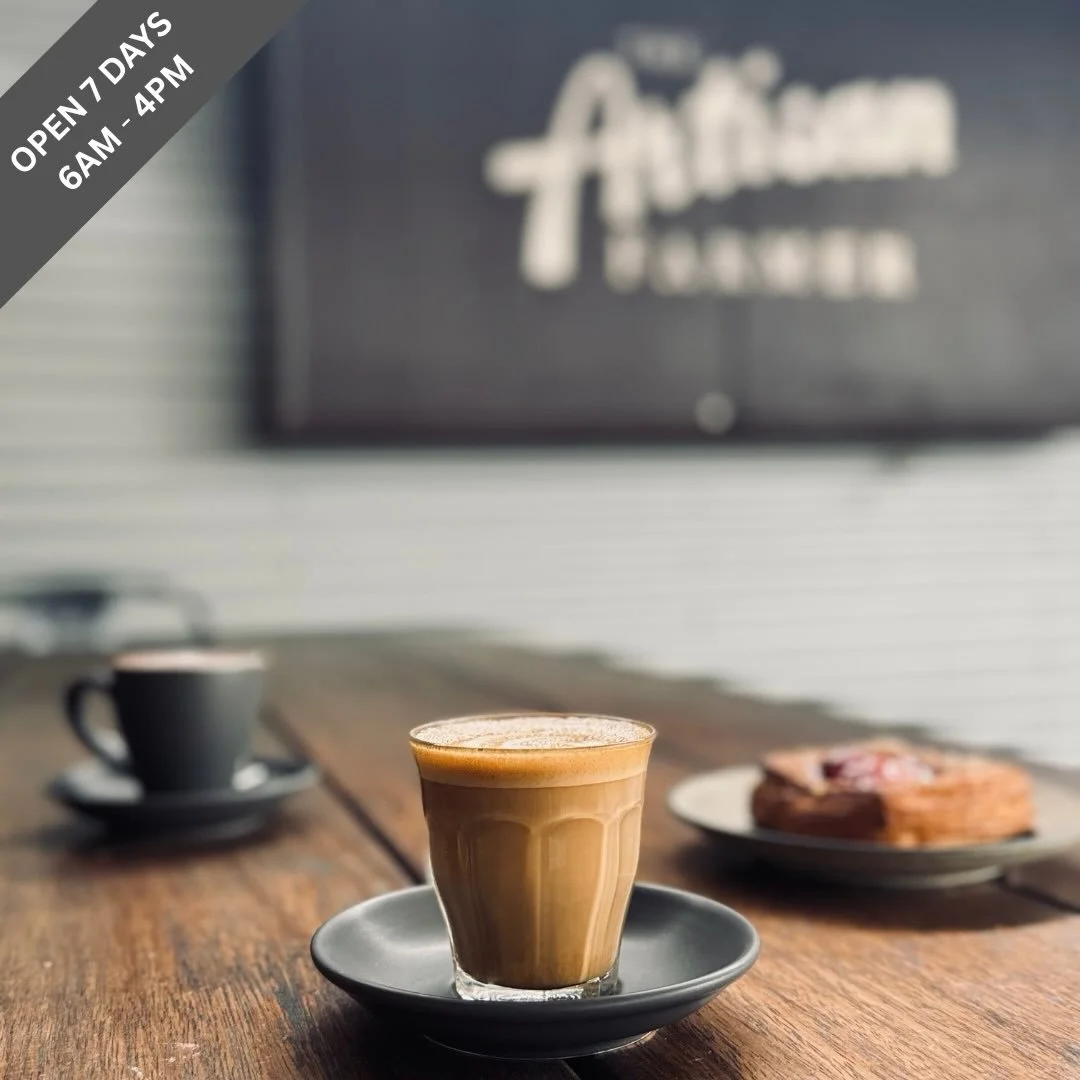 Rise &amp; shine early birds! From Thursday 24 Sept, our doors will open from 6AM for coffees and bakery items including pies, sausage rolls, danishes and other delights. 

The kitchen opens for made-to-order meals from 7am. 

Enjoy!

#theartisanfarm