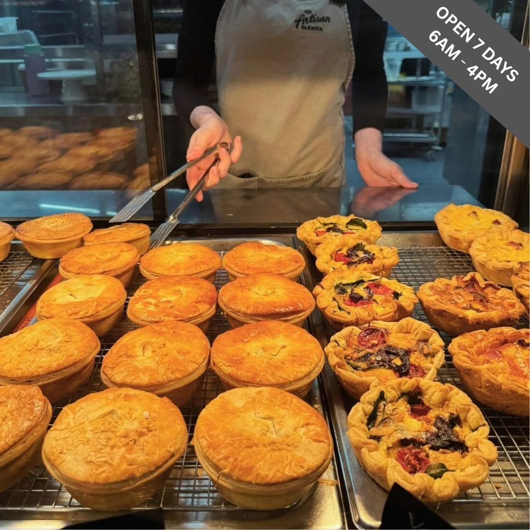 We say it's never too early for a pie! Our butchers (who provided the meats), chefs (who prepped the meat filling), bakers (who made the pastry), and front of house staff (who serve it up to you)  all agree. 

#theartisanfarmernabiac #nabiac #bestpie