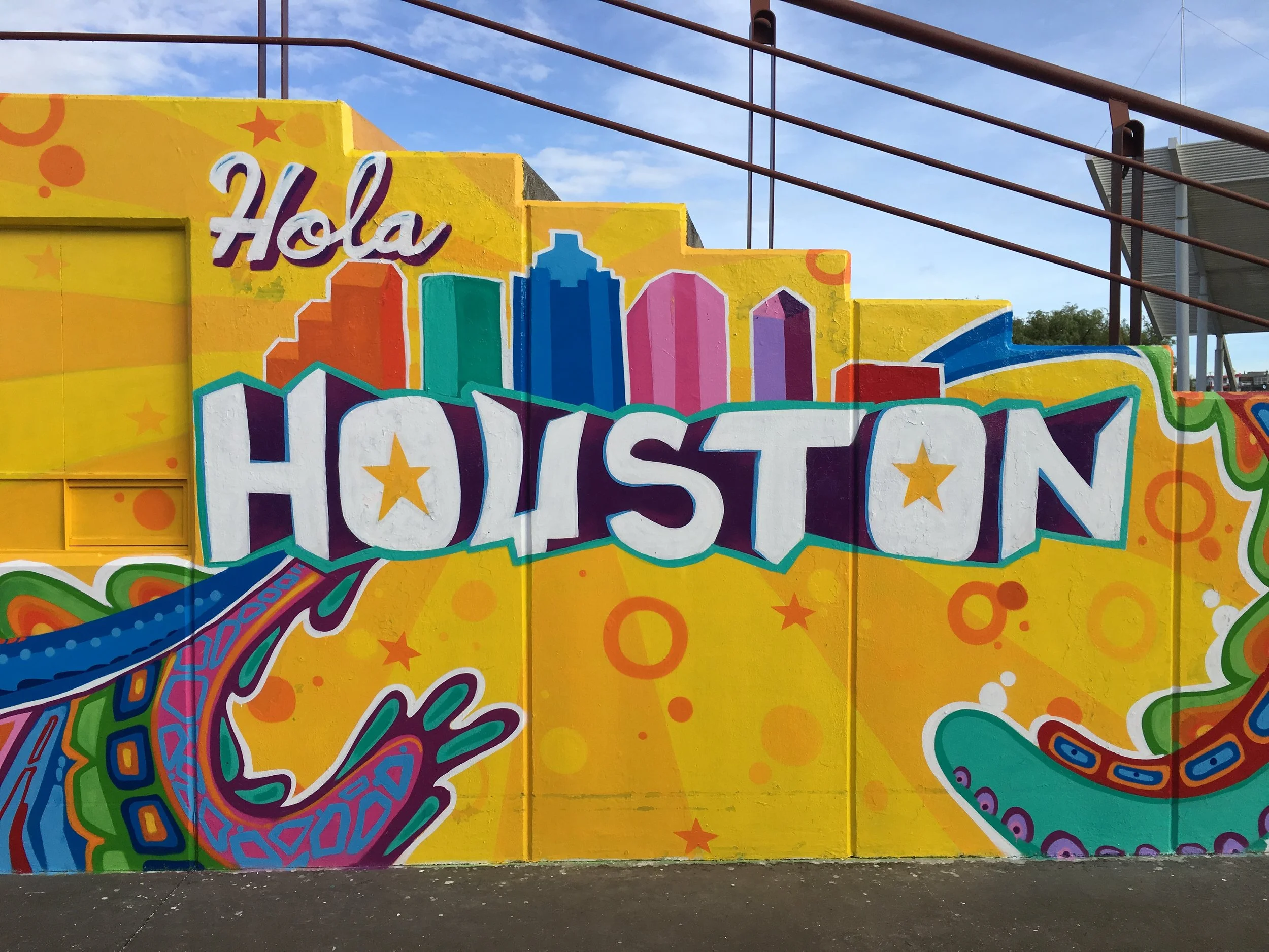 Hola Houston Mural, Puebla, Mexico June 2016