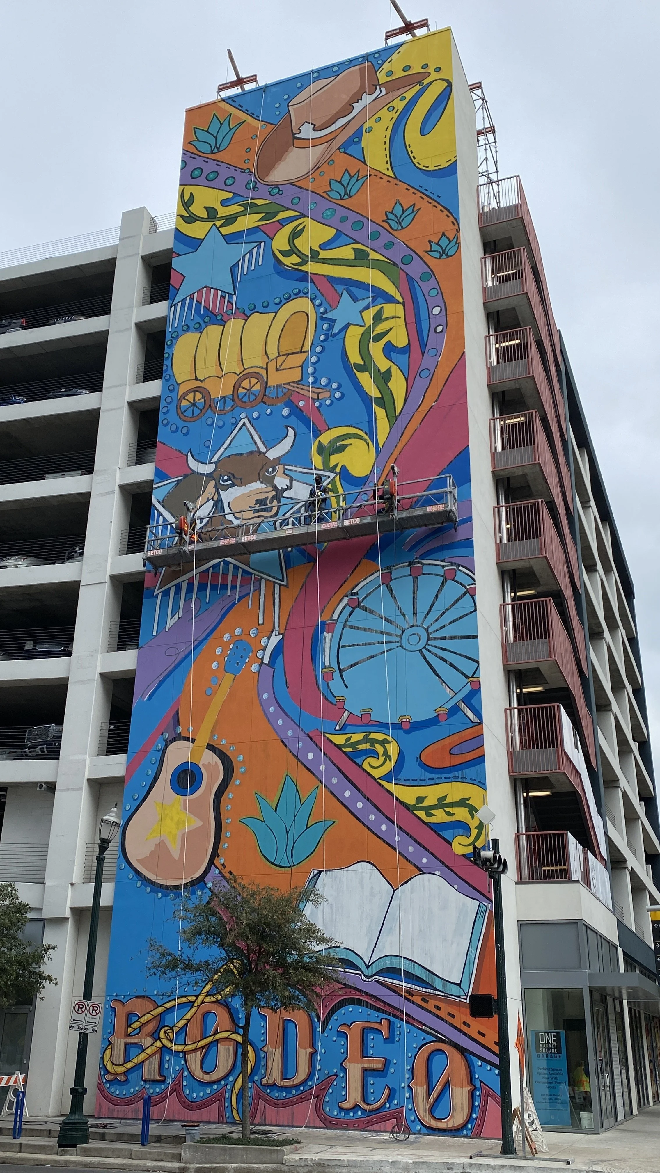 Rodeo Houston Mural December 2021