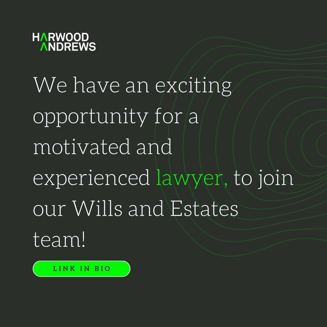 We are growing our Wills and Estates Team and we have an exciting opportunity available for a motivated lawyer to join the team! You will have the opportunity to work with 2 experienced Principals and 1 Principal Lawyer who will provide great mentori
