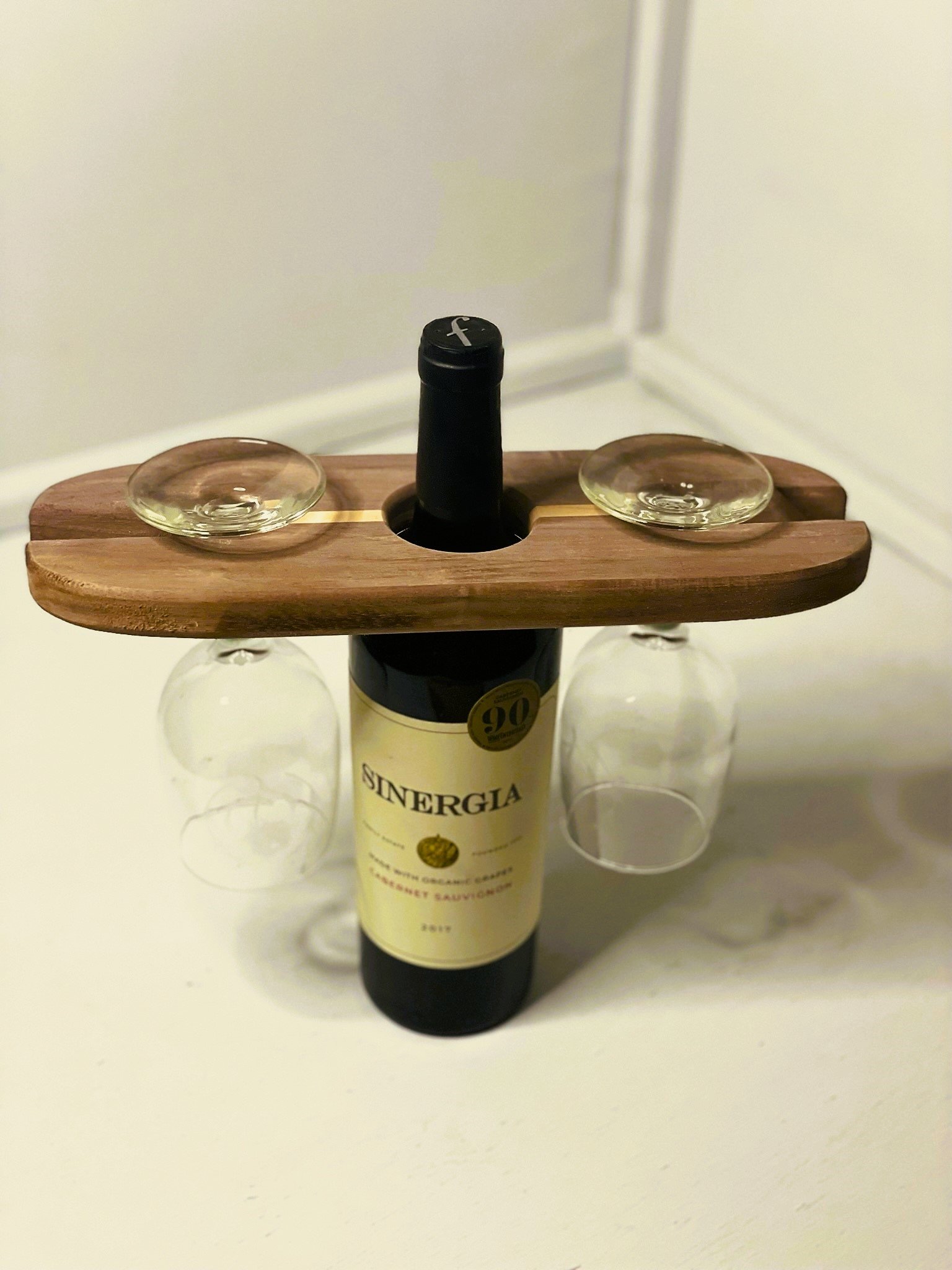 Wine Caddy Walnut Maple Accent.jpeg