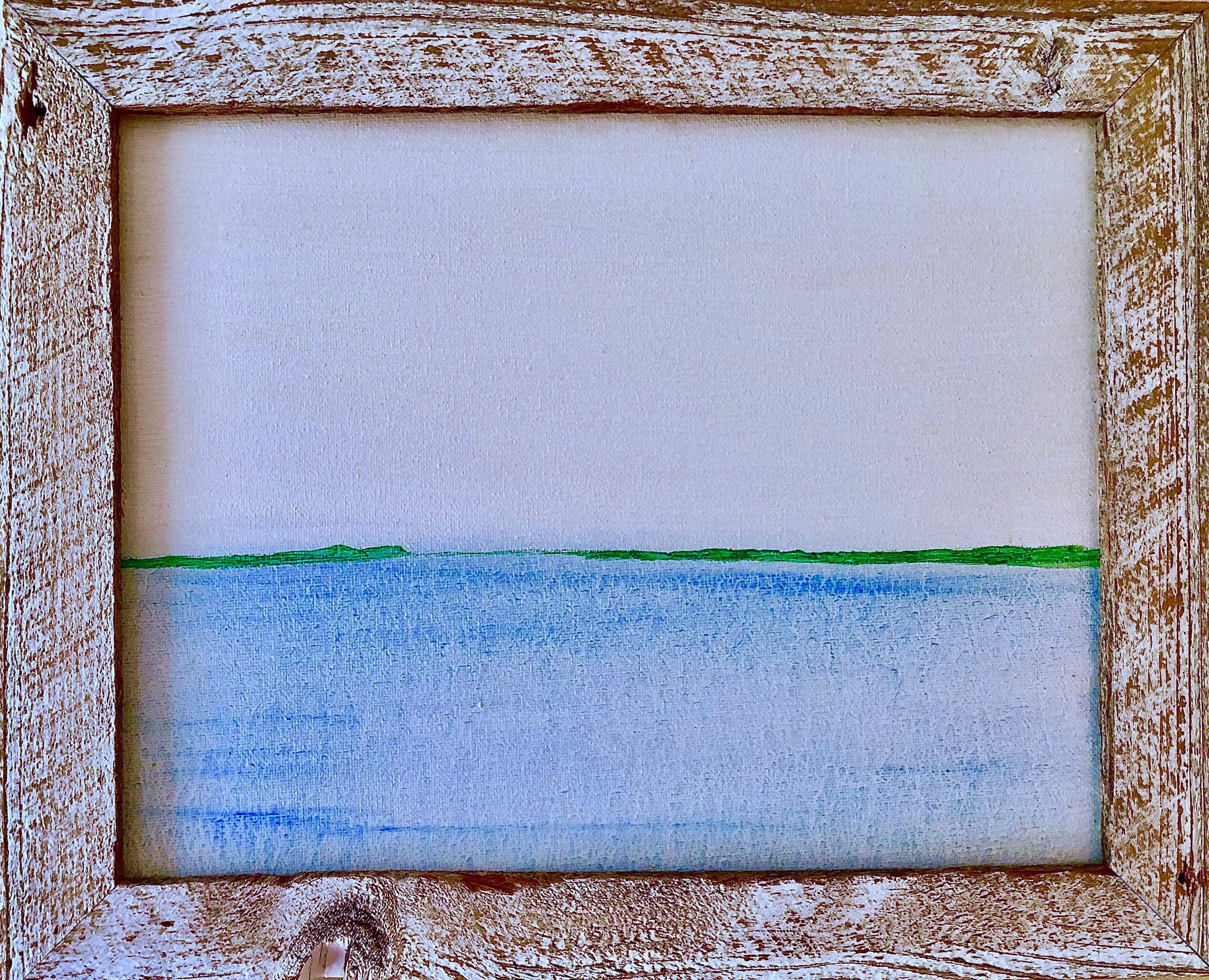 PALE HORIZON
 12 X 14 Oil on canvas $250