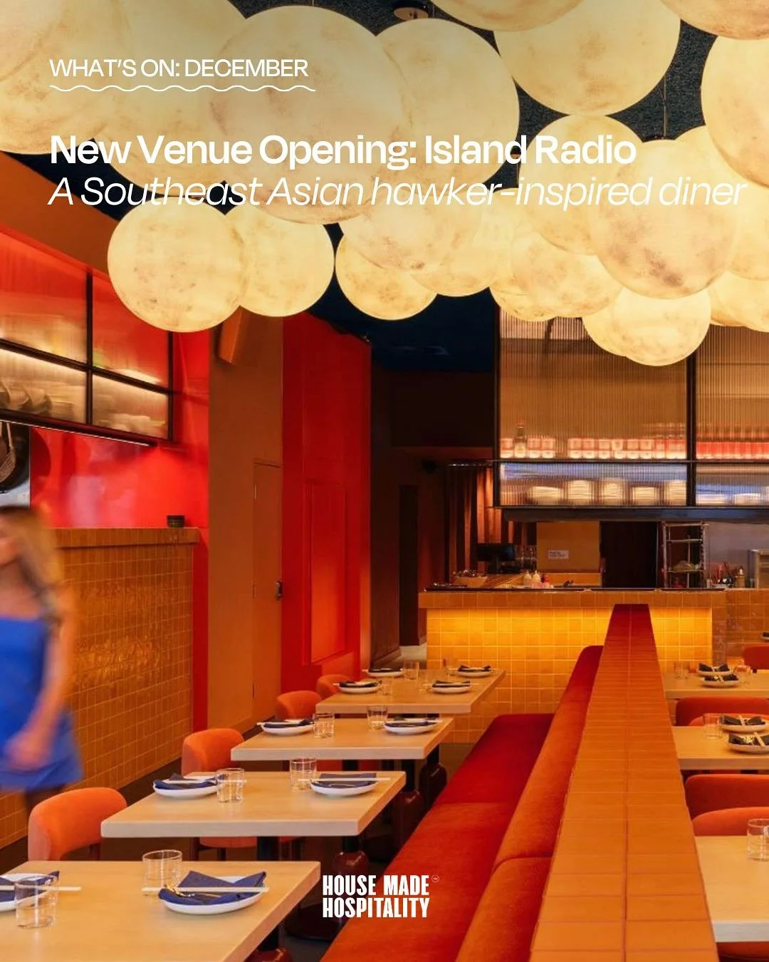 What’s on in December @housemadehospitality 🧡
View details in our bio.